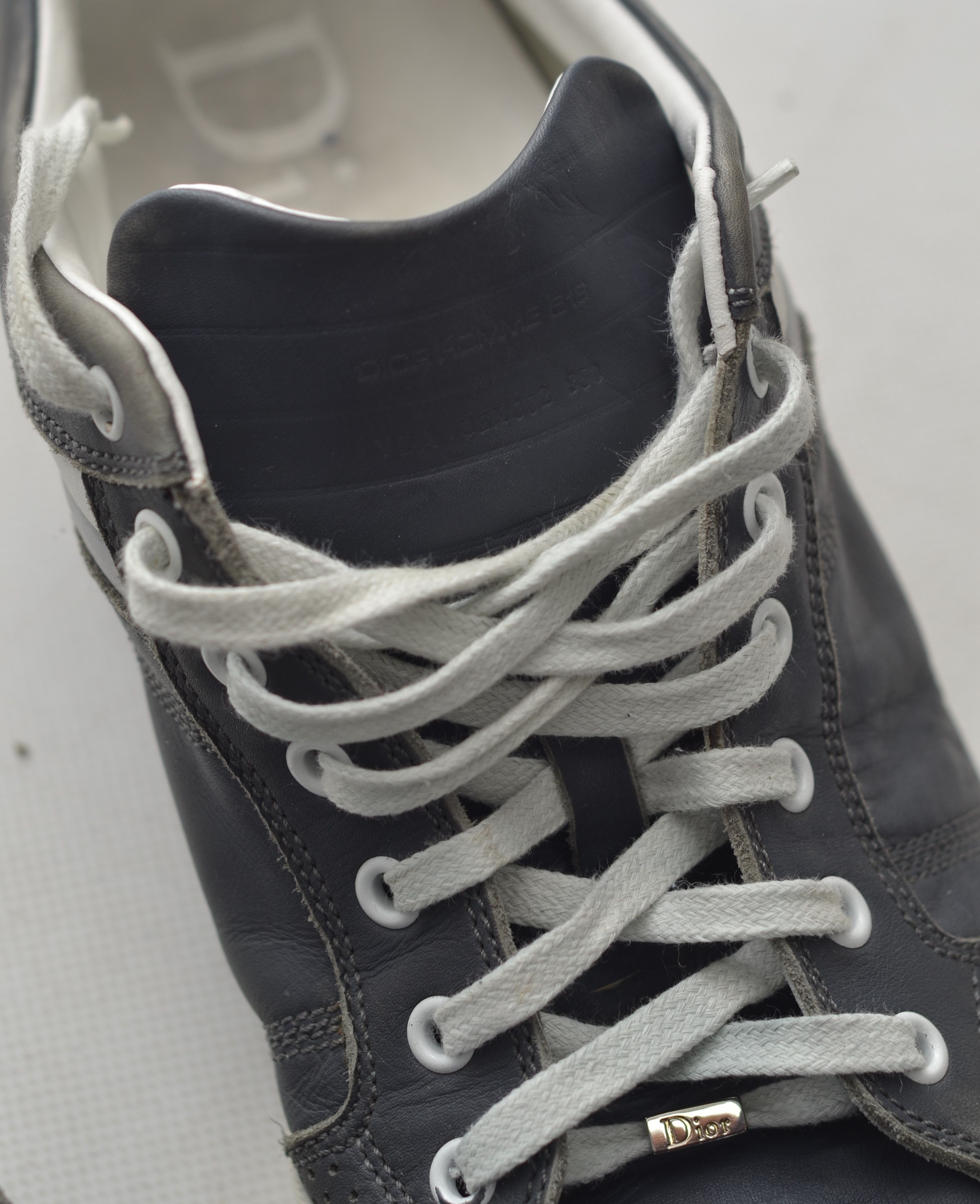 Dior DIOR Homme Vintage Leather Low Top Sneakers Made in Italy Size US 10.5 / EU 43-44 - 7 Thumbnail