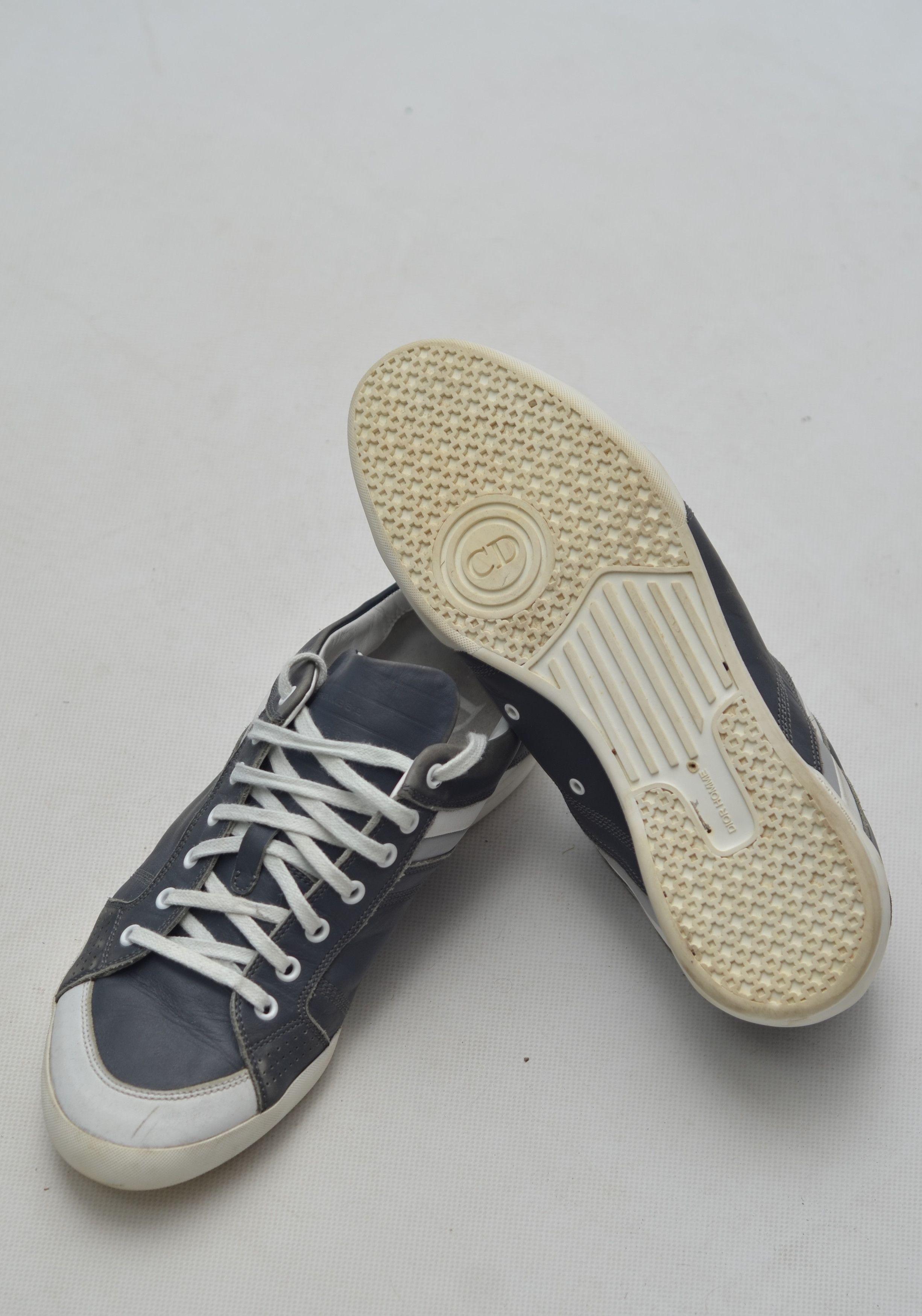 Dior DIOR Homme Vintage Leather Low Top Sneakers Made in Italy Size US 10.5 / EU 43-44 - 5 Thumbnail