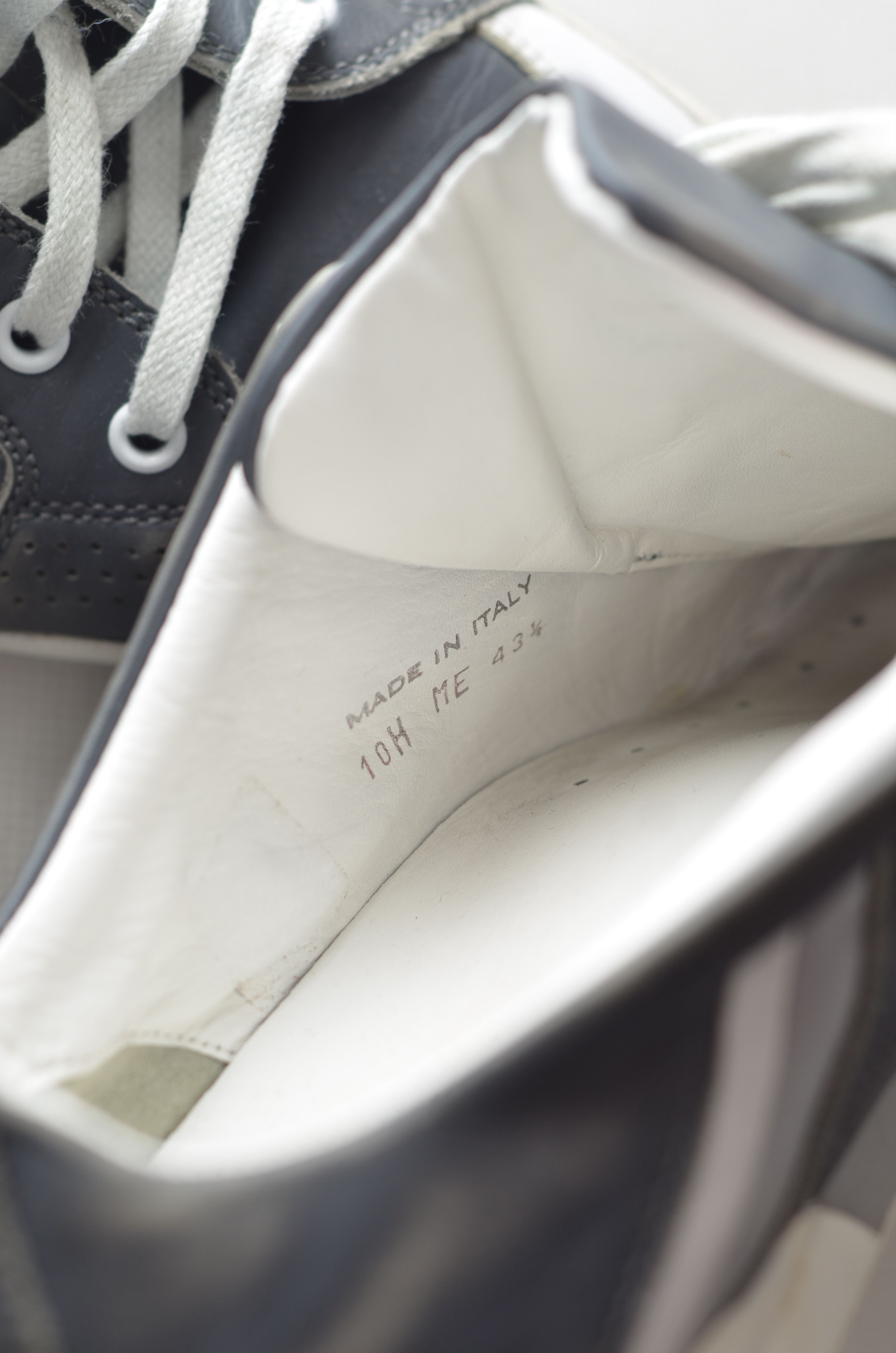Dior DIOR Homme Vintage Leather Low Top Sneakers Made in Italy Size US 10.5 / EU 43-44 - 12 Thumbnail