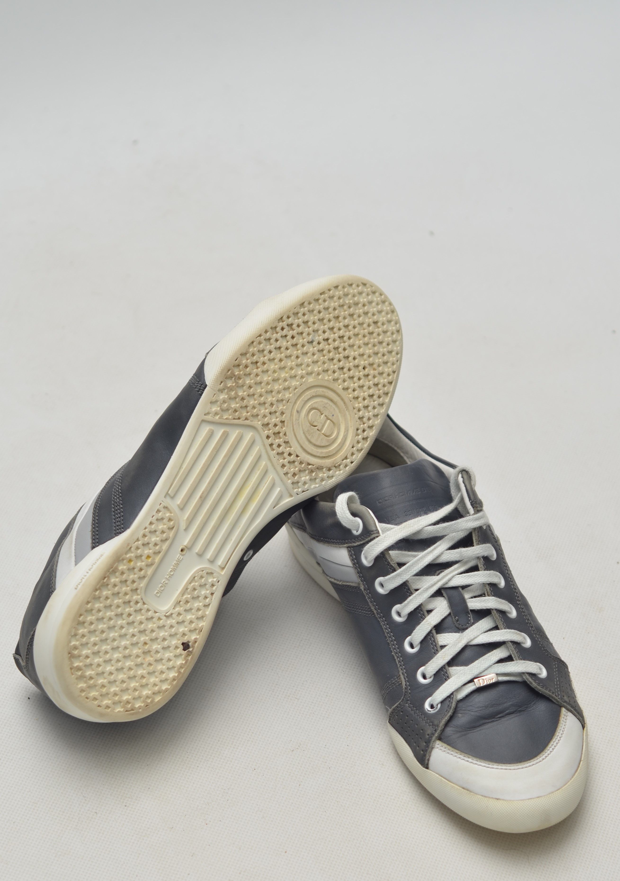 Dior DIOR Homme Vintage Leather Low Top Sneakers Made in Italy Size US 10.5 / EU 43-44 - 6 Thumbnail