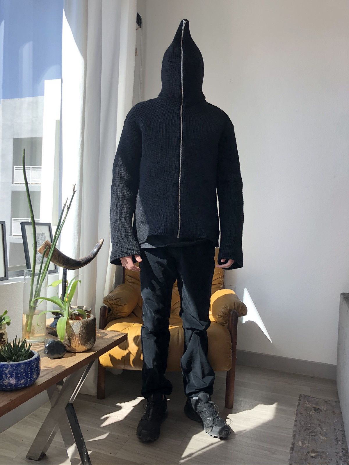 Helmut Lang ‘98 Chunky Vintage Hoodie Size US S / EU 44-46 / 1 - 8 Thumbnail