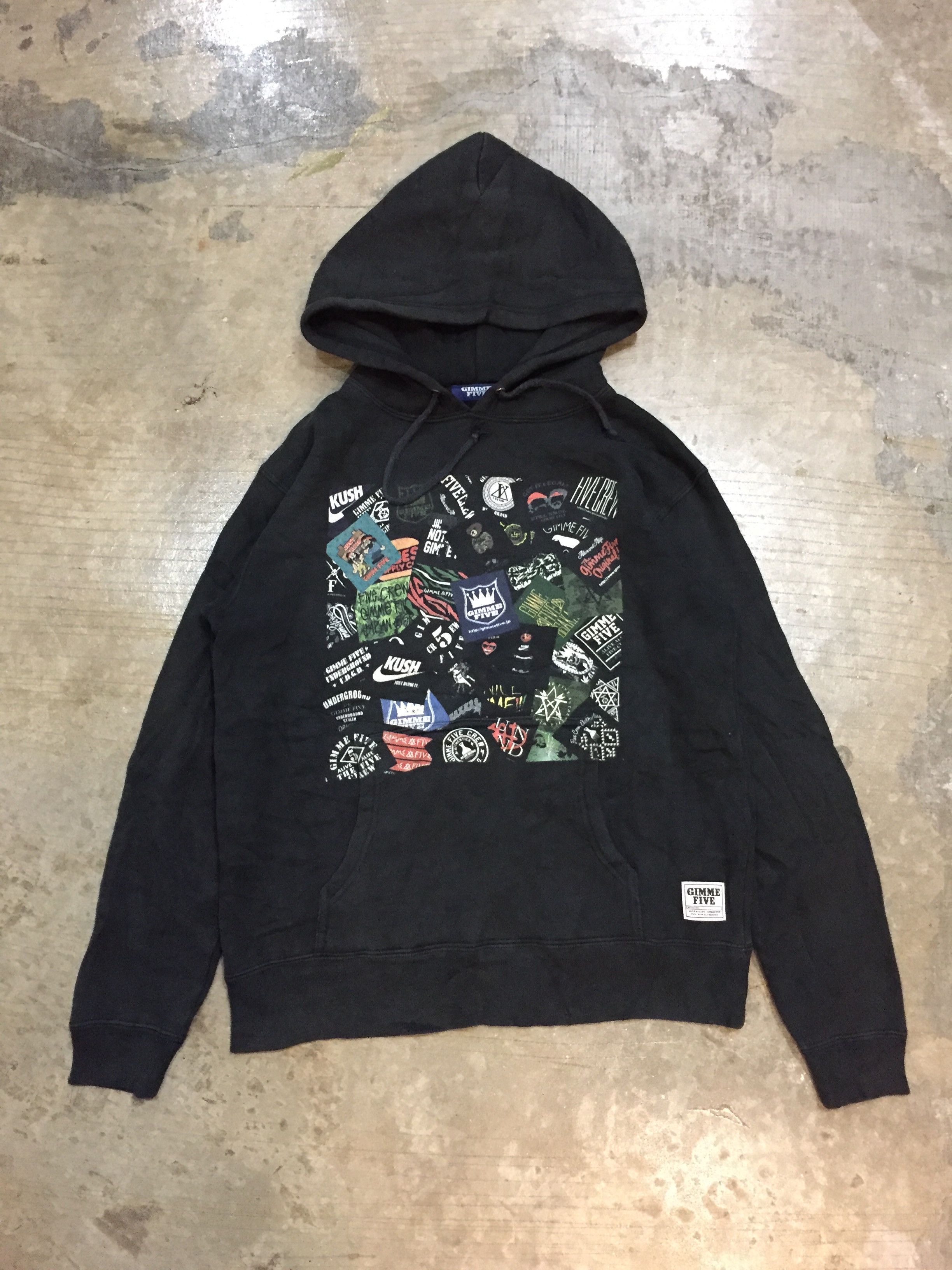Gimme Five GIMME FIVE multilogo hoodie Size US M / EU 48-50 / 2 - 2 Thumbnail