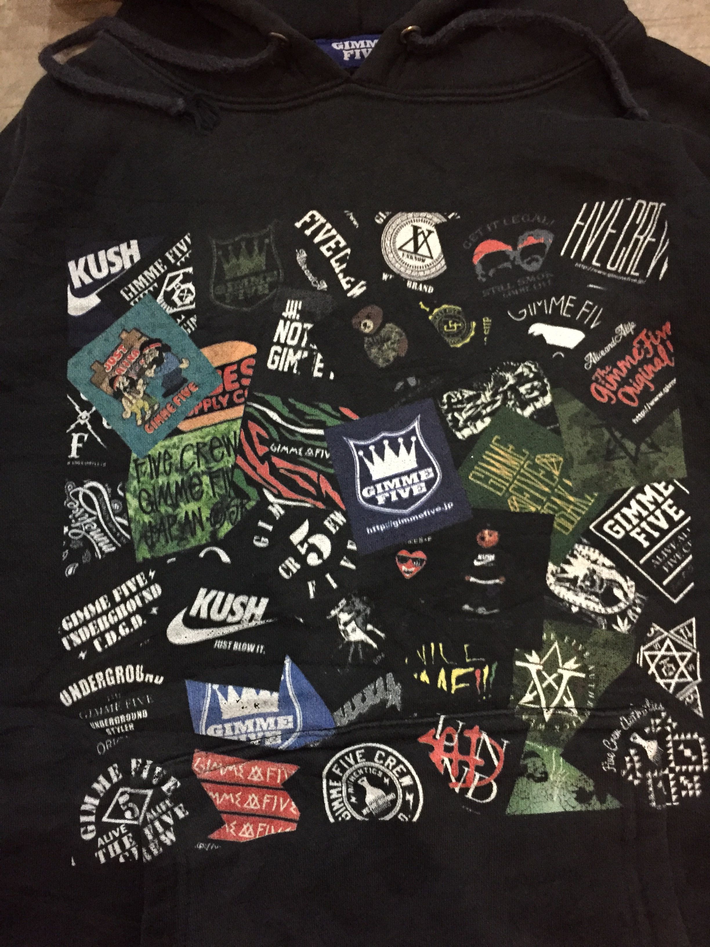 Gimme Five GIMME FIVE multilogo hoodie Size US M / EU 48-50 / 2 - 4 Thumbnail
