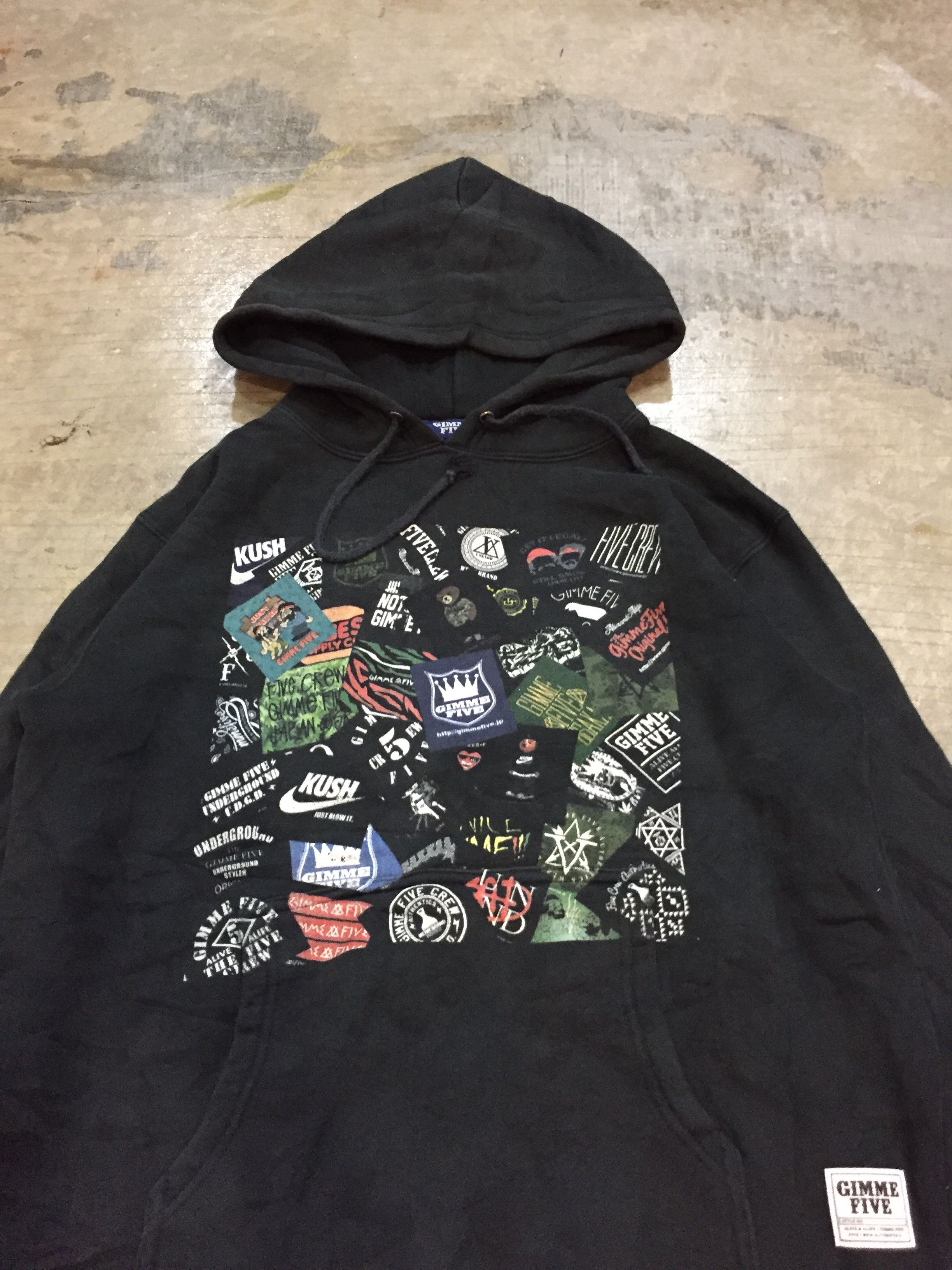Gimme Five GIMME FIVE multilogo hoodie Size US M / EU 48-50 / 2 - 3 Thumbnail