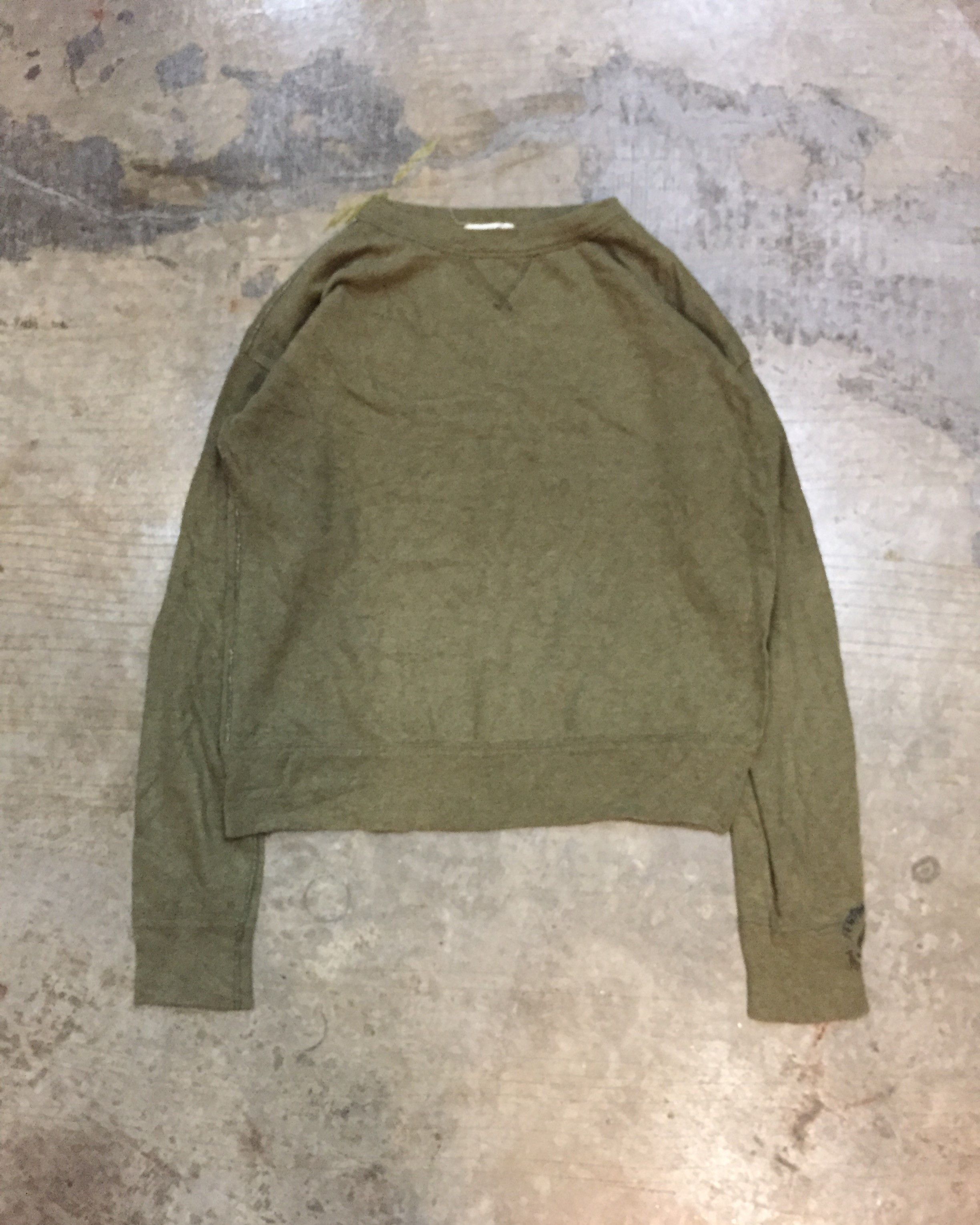 45rpm Vintage 45RPM Olive loopwheeler sweatshirt Size US M / EU 48-50 / 2 - 2 Thumbnail