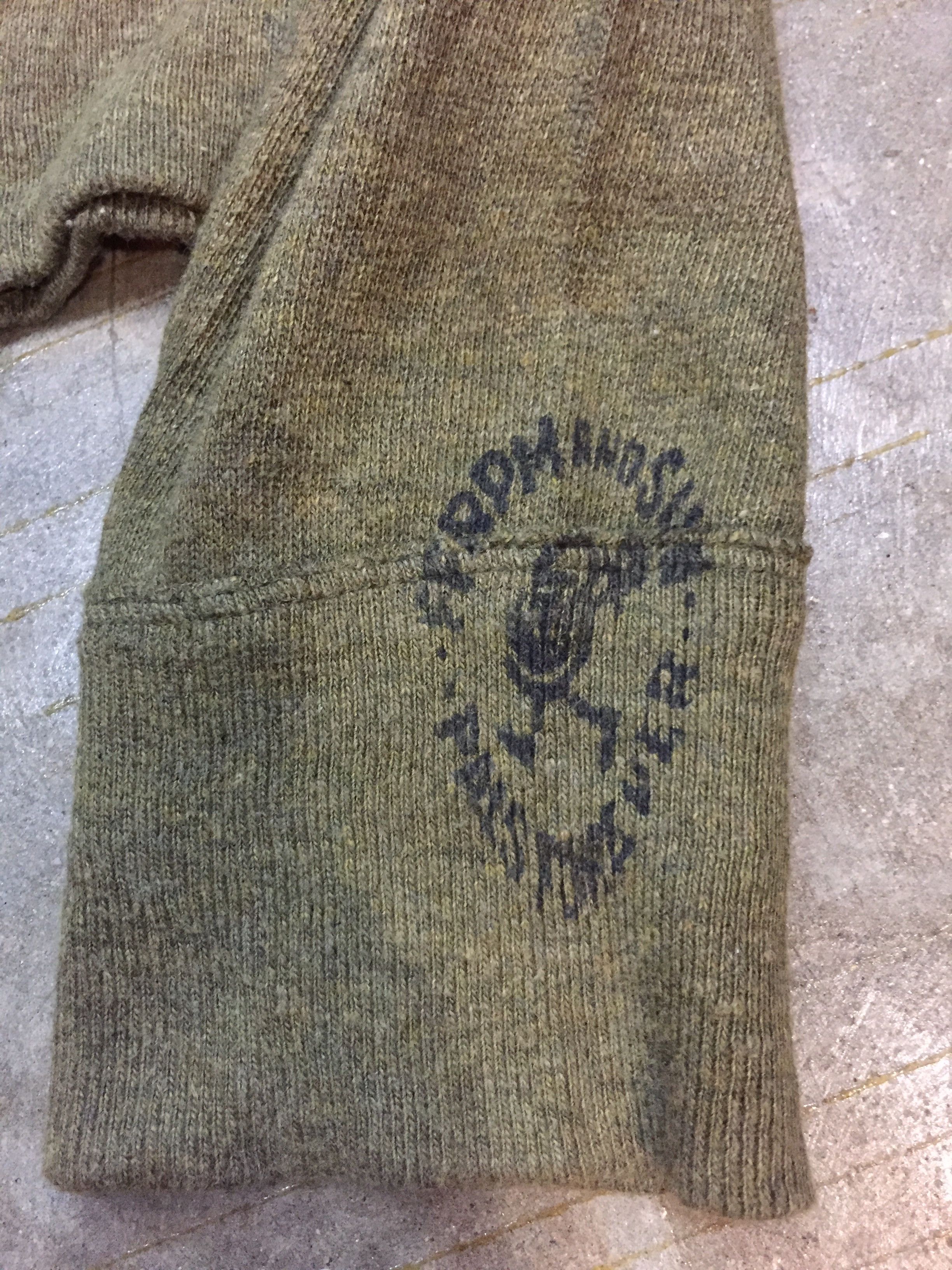 45rpm Vintage 45RPM Olive loopwheeler sweatshirt Size US M / EU 48-50 / 2 - 6 Thumbnail