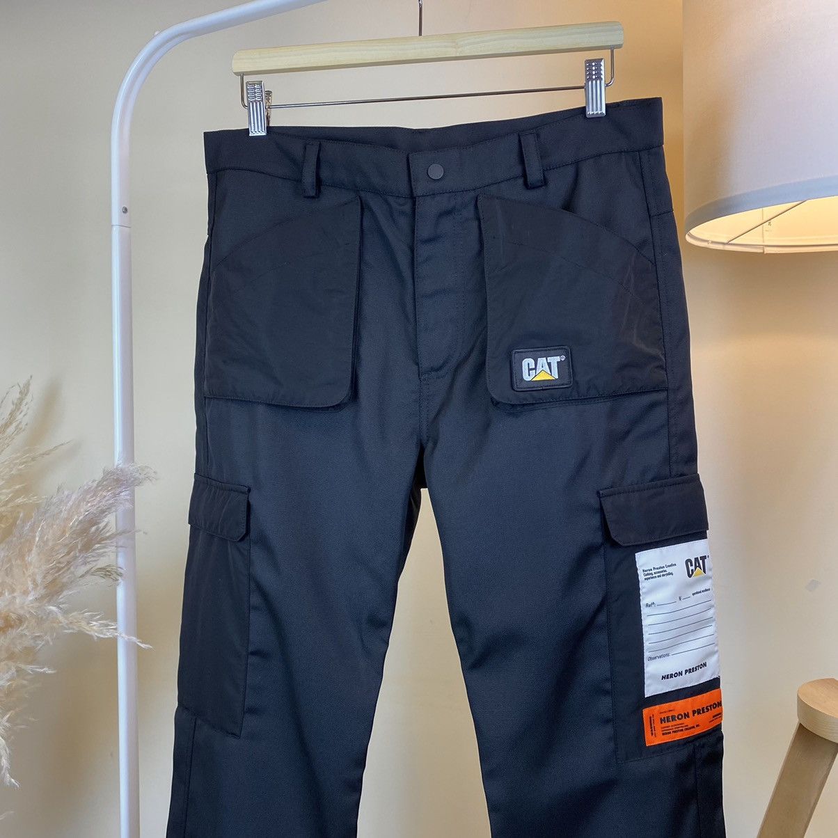 Caterpillar × Heron Preston NEW ? Cat Collab Patch Nylon Cargo 