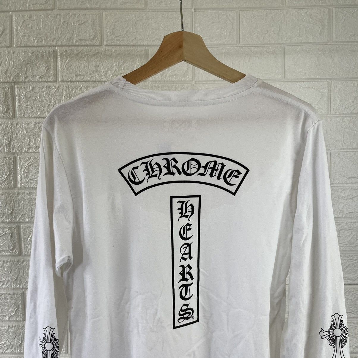 Vintage Luxury Brand Chrome Hearts Tatoo Longsleeve tee | Grailed