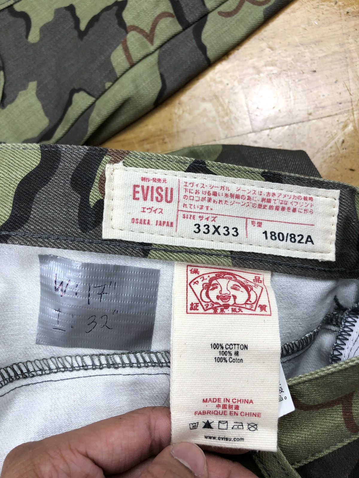Evisu Vintage Camo Evisu Multi Pocket Jeans Size US 34 / EU 50 - 7 Thumbnail