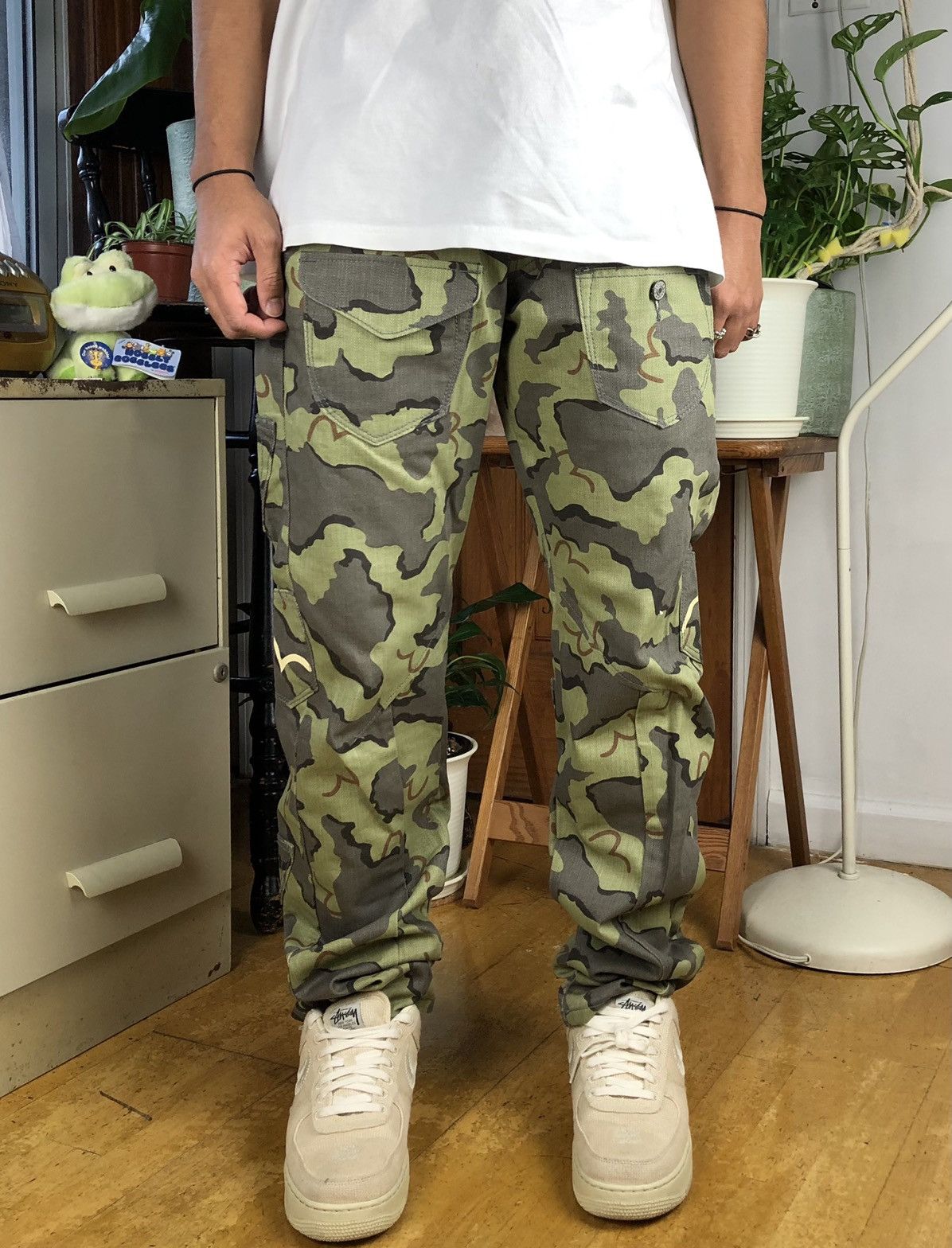 Evisu Vintage Camo Evisu Multi Pocket Jeans Size US 34 / EU 50 - 3 Thumbnail