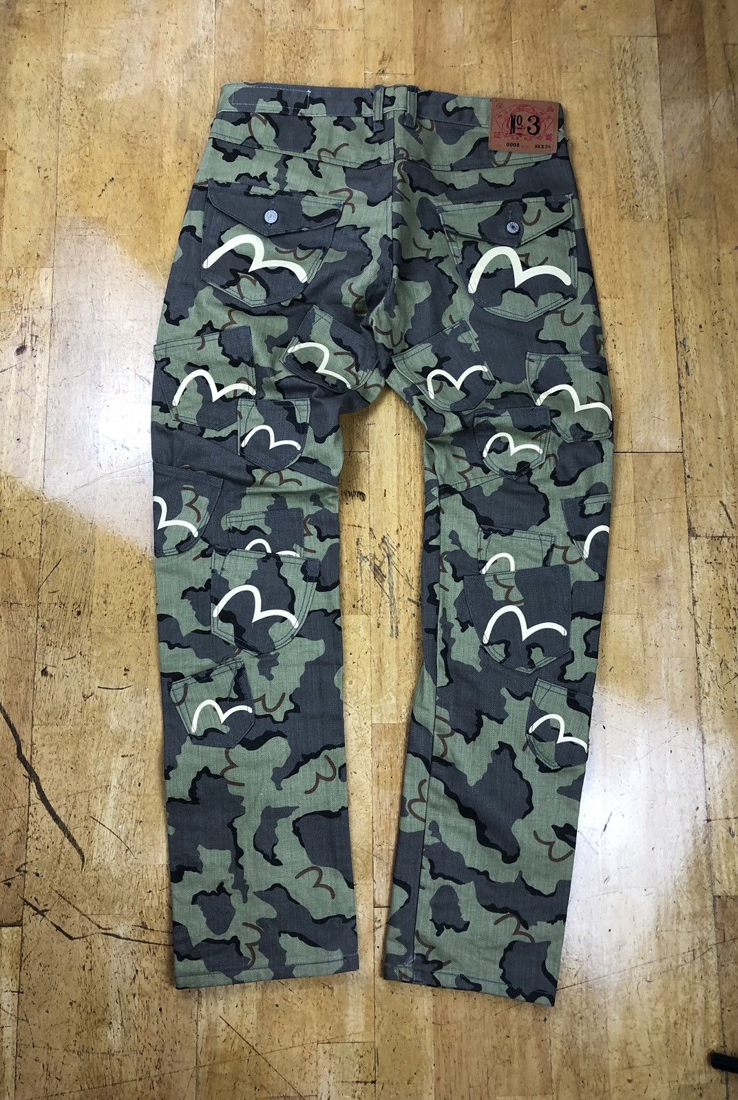 Evisu Vintage Camo Evisu Multi Pocket Jeans Size US 34 / EU 50 - 5 Thumbnail