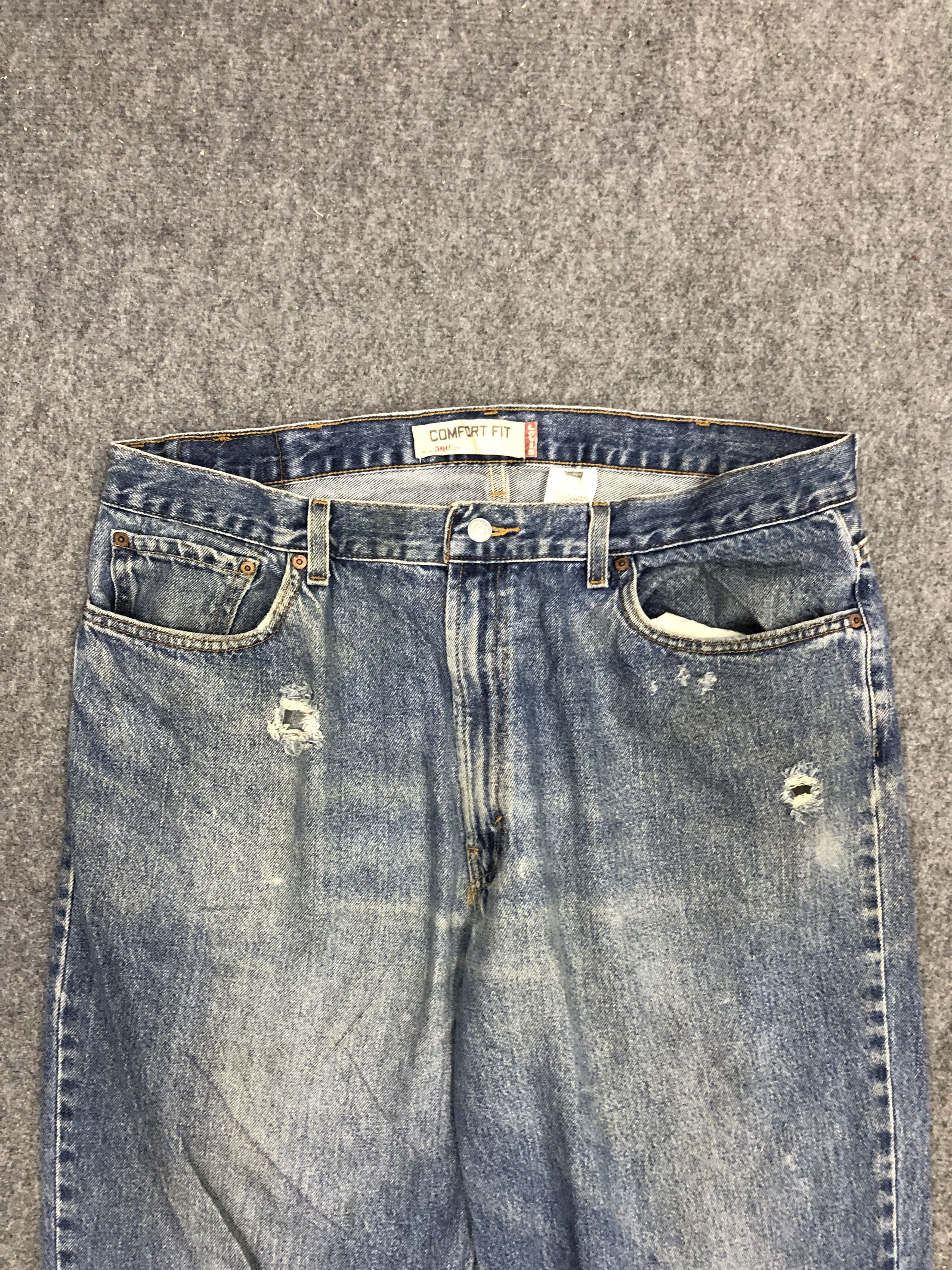 Levi's Vintage Levis 560 Sun Faded Denim DP1263 Size US 40 / EU 56 - 2 Thumbnail