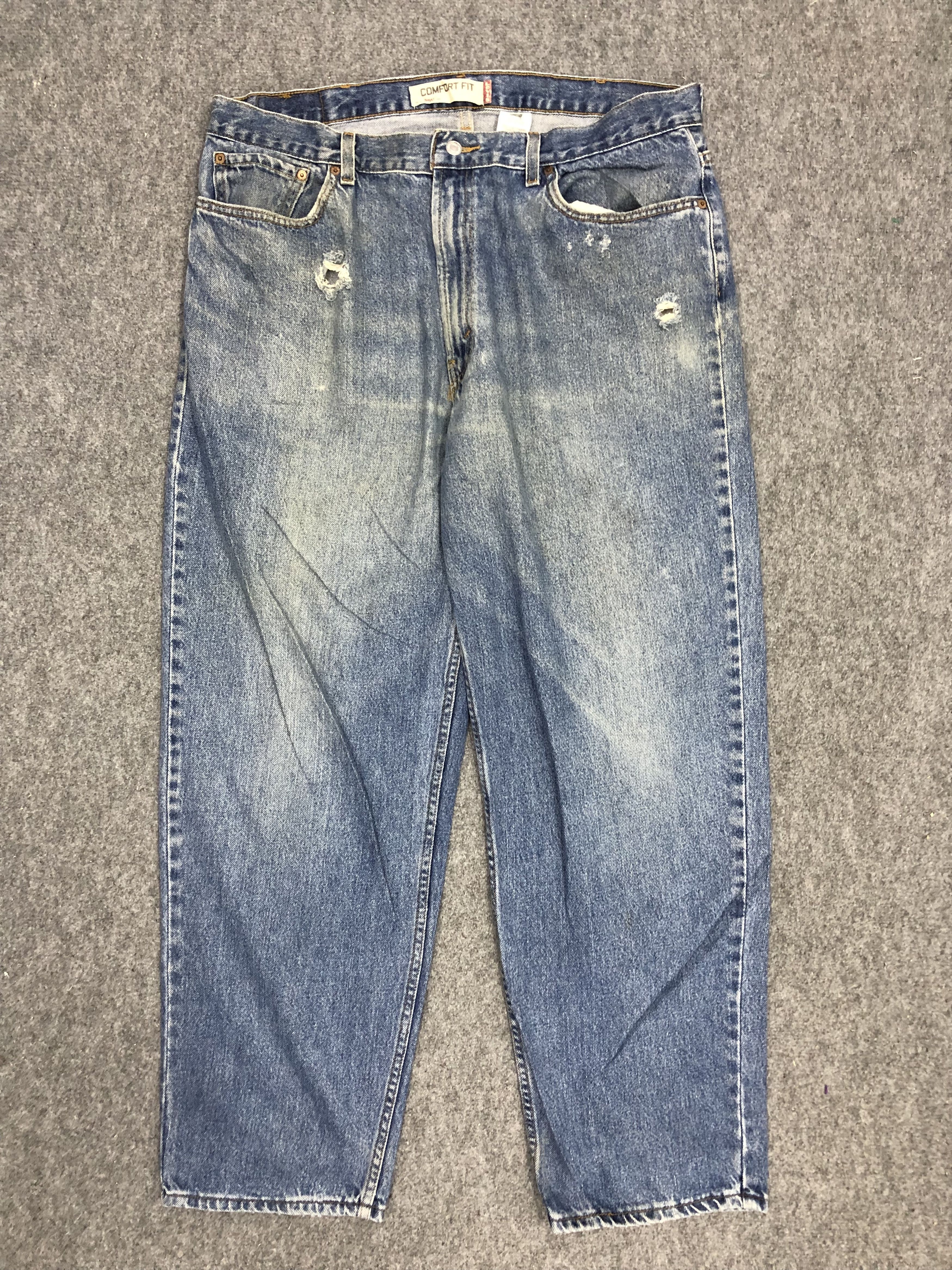 Levi's Vintage Levis 560 Sun Faded Denim DP1263 Size US 40 / EU 56 - 1 Thumbnail