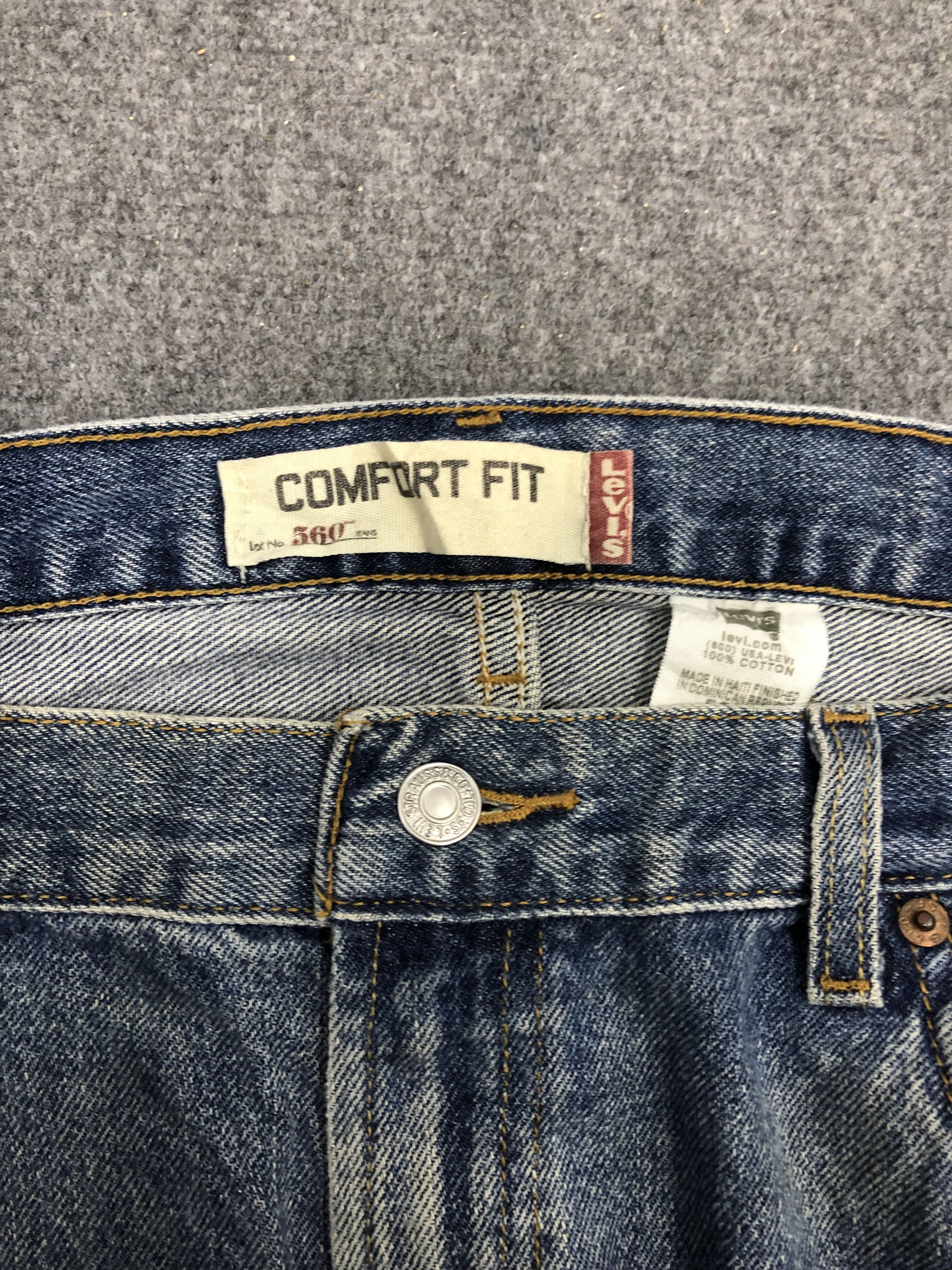 Levi's Vintage Levis 560 Sun Faded Denim DP1263 Size US 40 / EU 56 - 7 Thumbnail