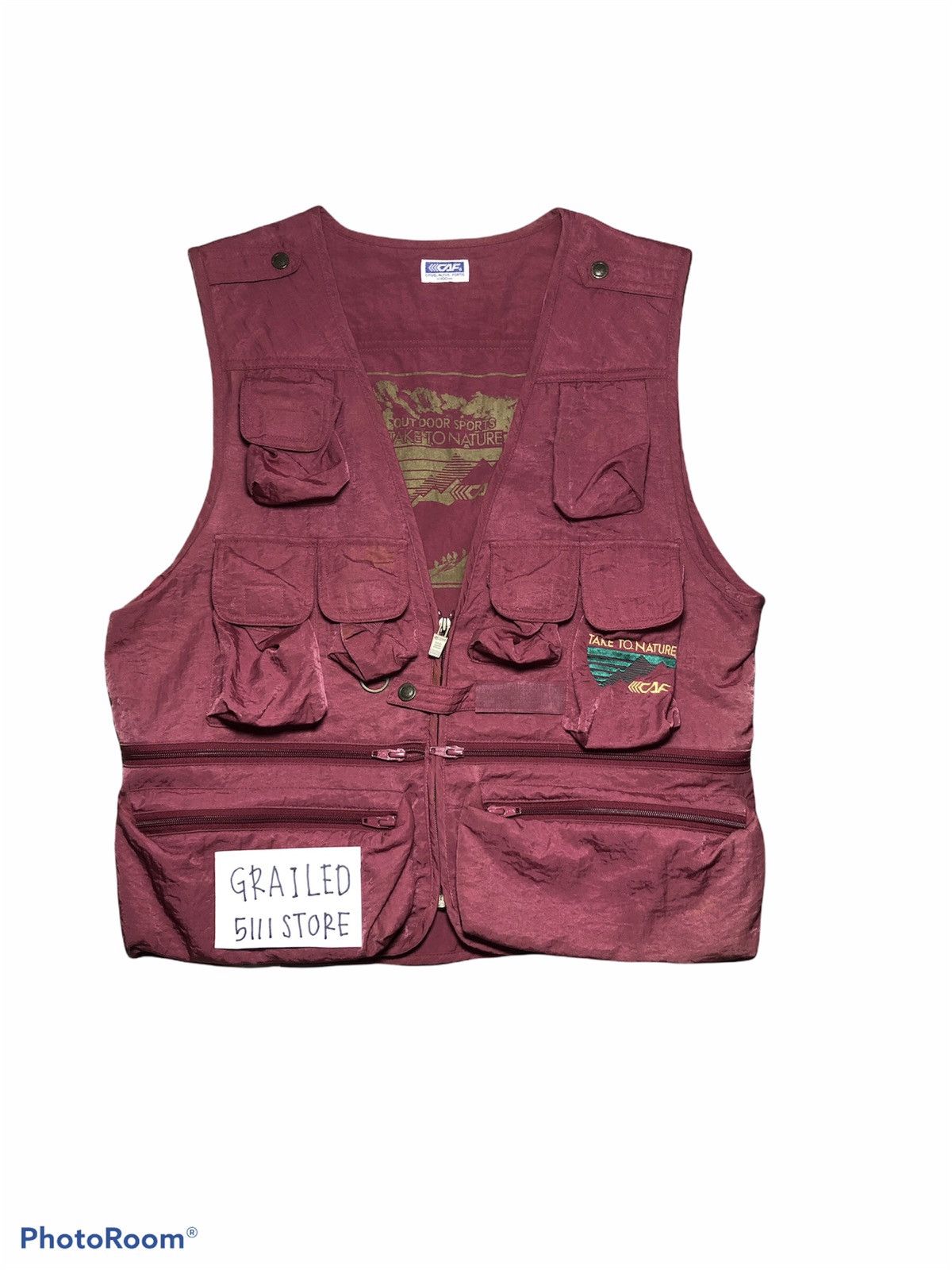 Japanese Brand Le Caf Outdoor Tactical Multi Pocket Vest Size US M / EU 48-50 / 2 - 1 Thumbnail