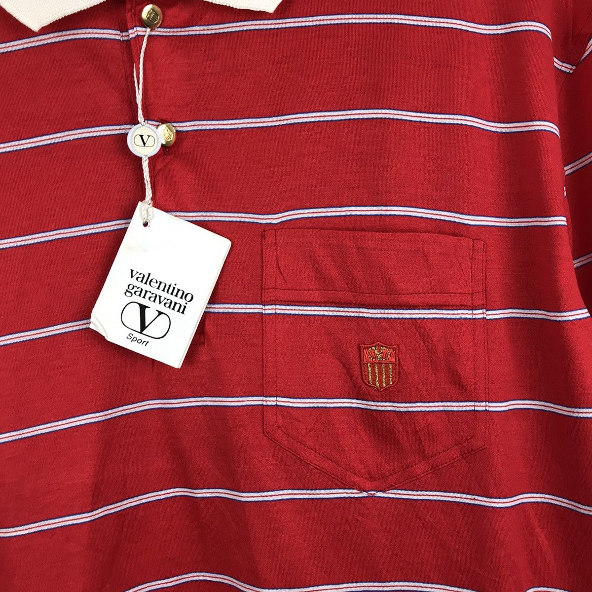 Valentino Velentino Garavani Luxury Man polo shirts Size US L / EU 52-54 / 3 - 3 Thumbnail