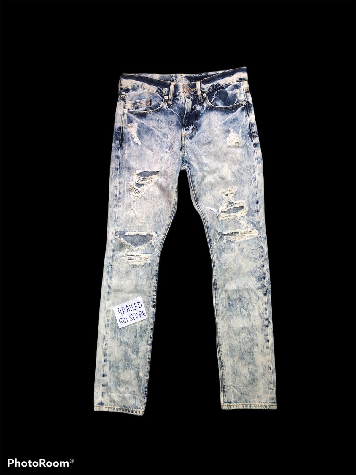 Bleach Distressed Denim by Co&Lu