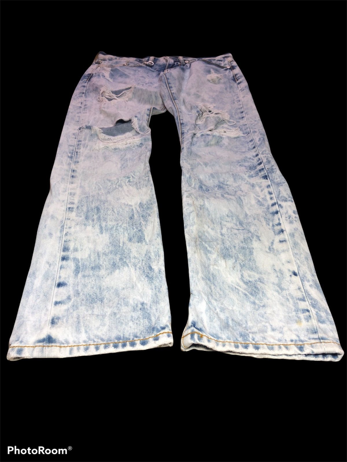 Bleach Bleach Distressed Denim by Co&Lu Size US 32 / EU 48 - 3 Thumbnail