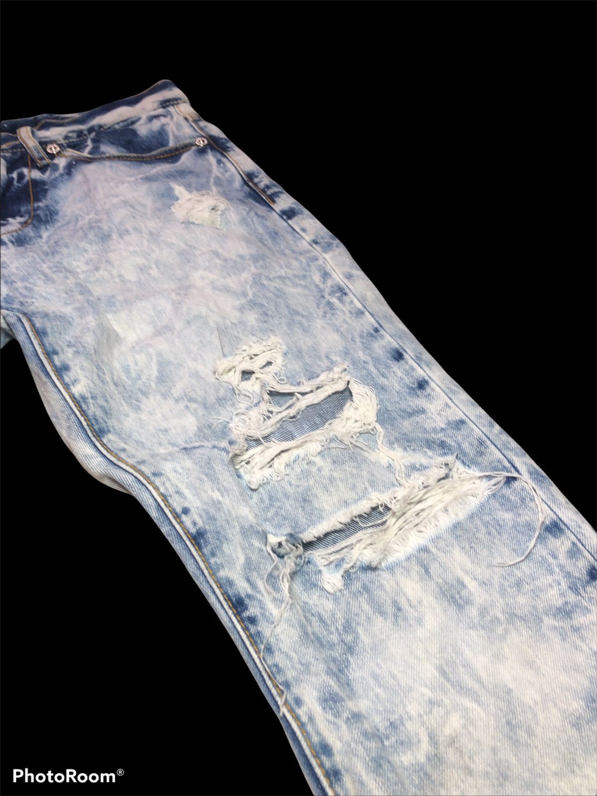 Bleach Bleach Distressed Denim by Co&Lu Size US 32 / EU 48 - 4 Thumbnail