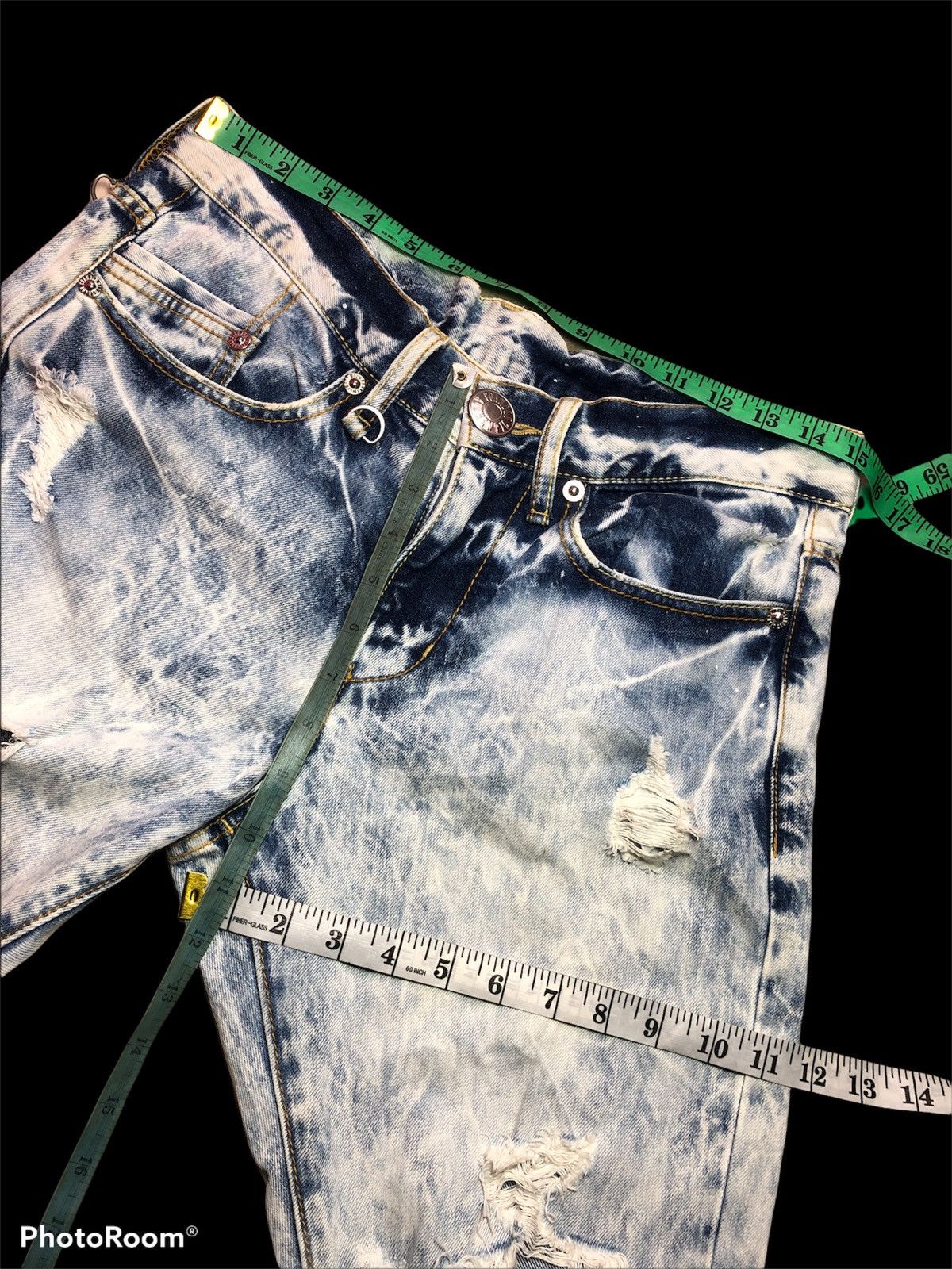Bleach Bleach Distressed Denim by Co&Lu Size US 32 / EU 48 - 7 Thumbnail