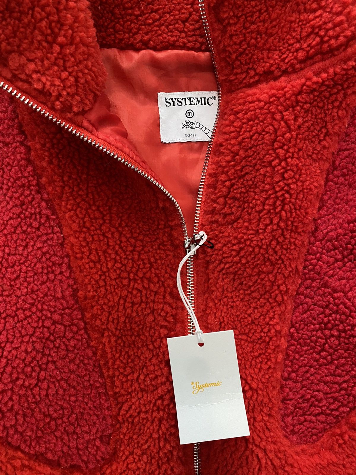 Vintage Systemic Teddy Fleece Jacke | Grailed