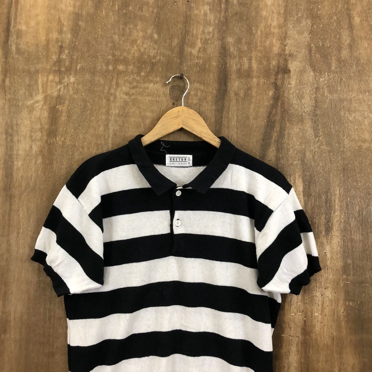 Japanese Brand Breton Collar Stripe Knitwear #162 Size US M / EU 48-50 / 2 - 2 Thumbnail