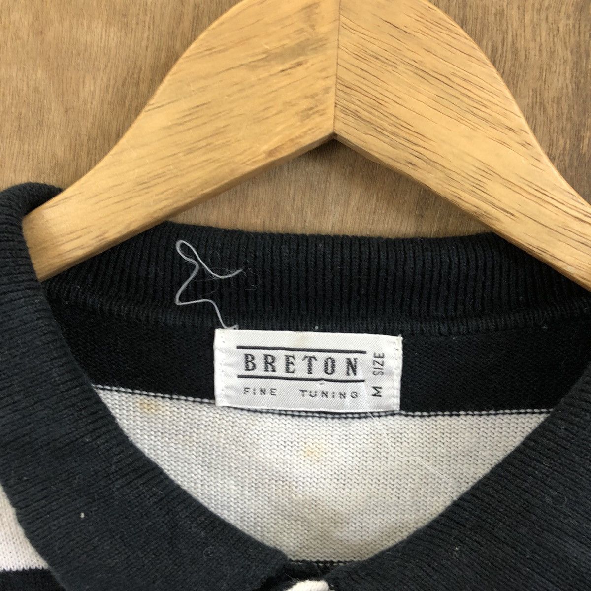 Japanese Brand Breton Collar Stripe Knitwear #162 Size US M / EU 48-50 / 2 - 4 Thumbnail