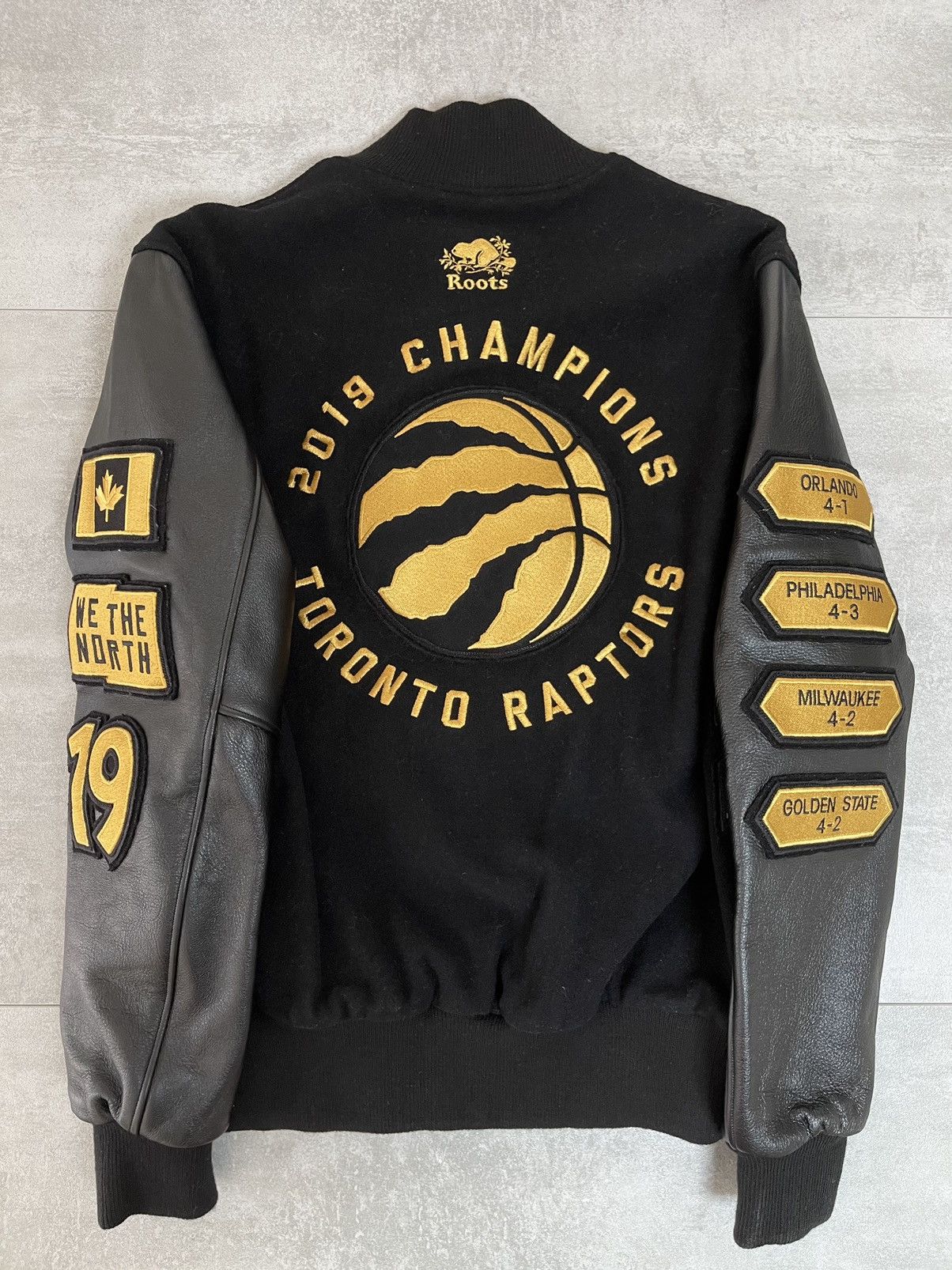 Roots raptors championship store jacket