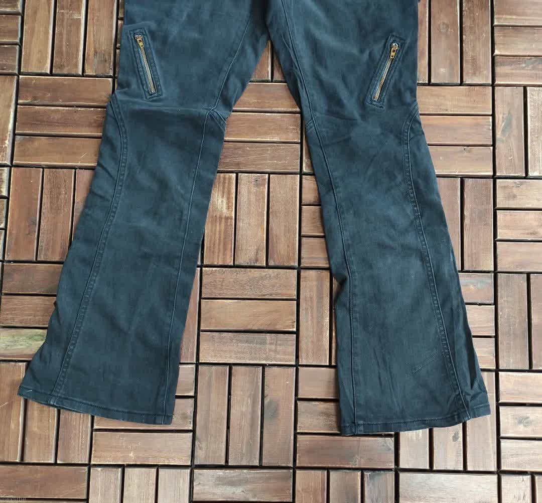 Japanese Brand Back Rush Spiral Lace Flared Jeans Size US 31 - 4 Thumbnail