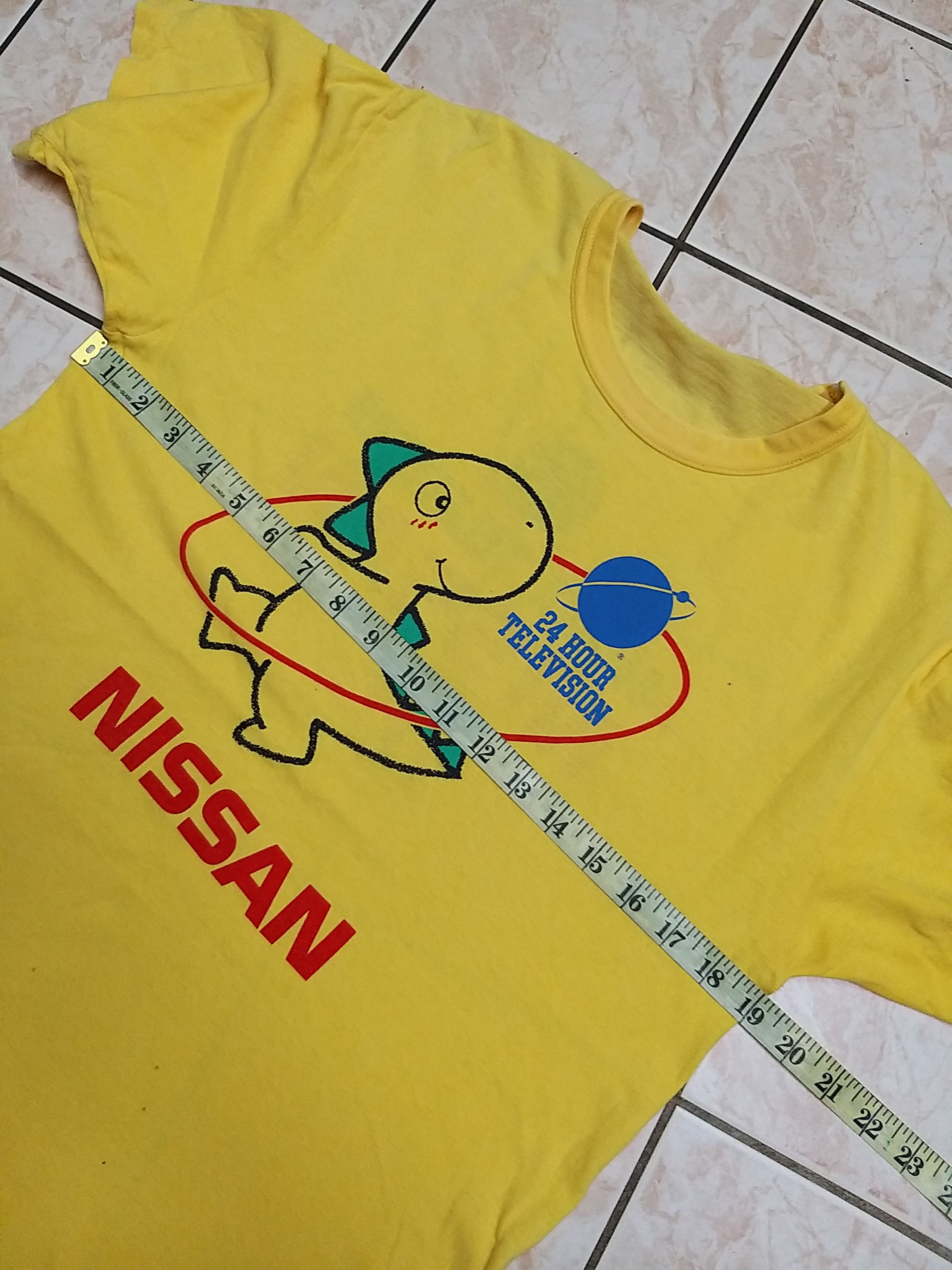 Japanese Brand RARE🔥VINTAGE 24HR TELEVISION x NISSAN T SHIRT Size US M / EU 48-50 / 2 - 3 Thumbnail