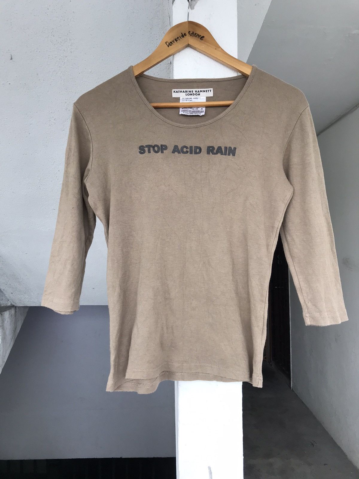 Katharine Hamnett London Vintage Katherinne Hamnett London Stop Acid Rain tee Size US XS / EU 42 / 0 - 1 Thumbnail