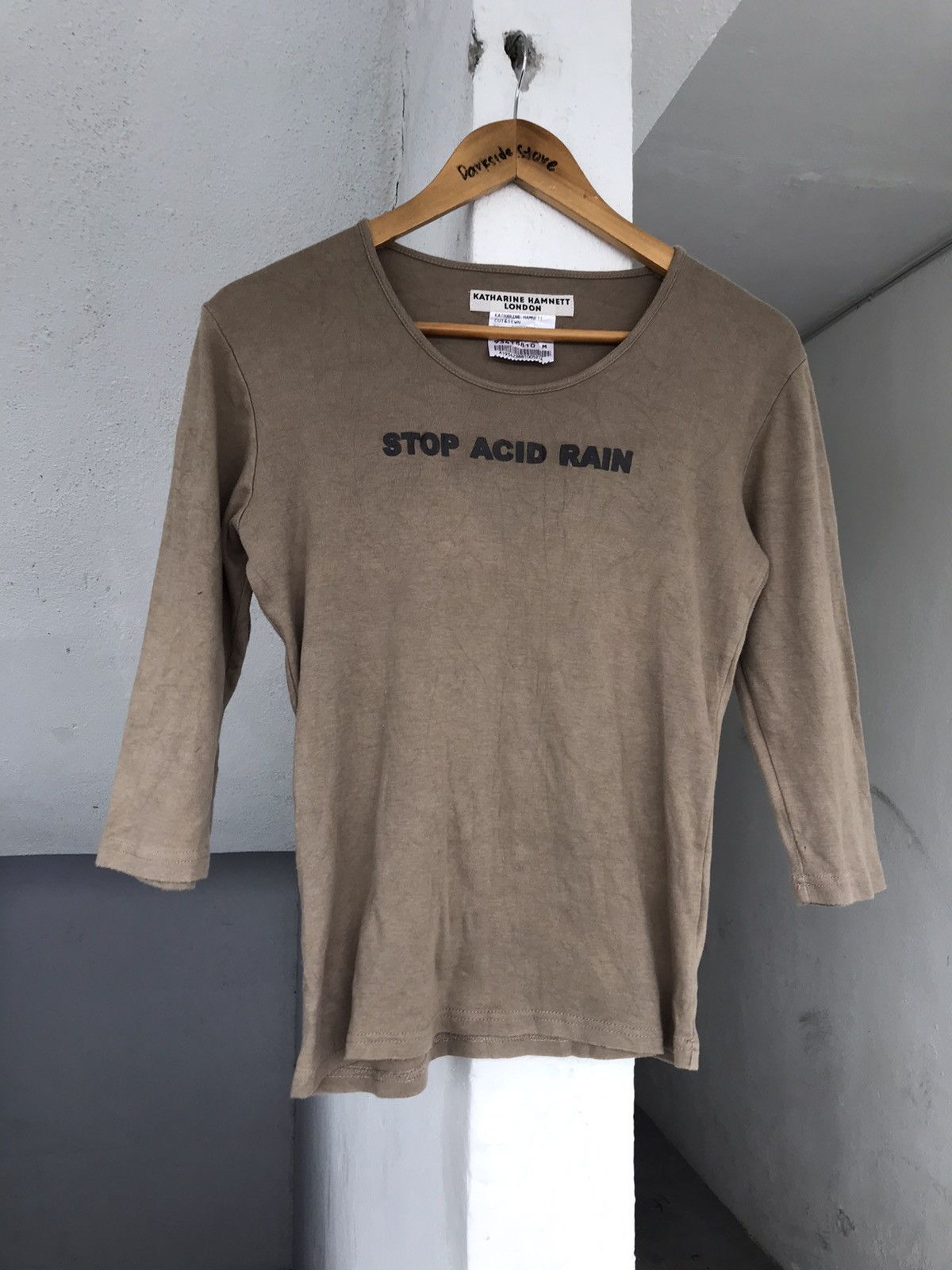 Katharine Hamnett London Vintage Katherinne Hamnett London Stop Acid Rain tee Size US XS / EU 42 / 0 - 2 Thumbnail