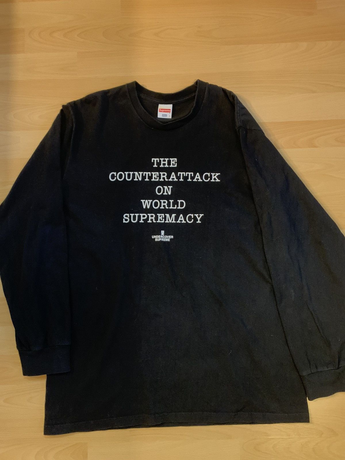 新作 Supreme UNDERCOVER Public Enemy Counterattack L/S Tee黒 Supreme UNDERCOVER/Public Enemy Counterattack L/S Tee Black