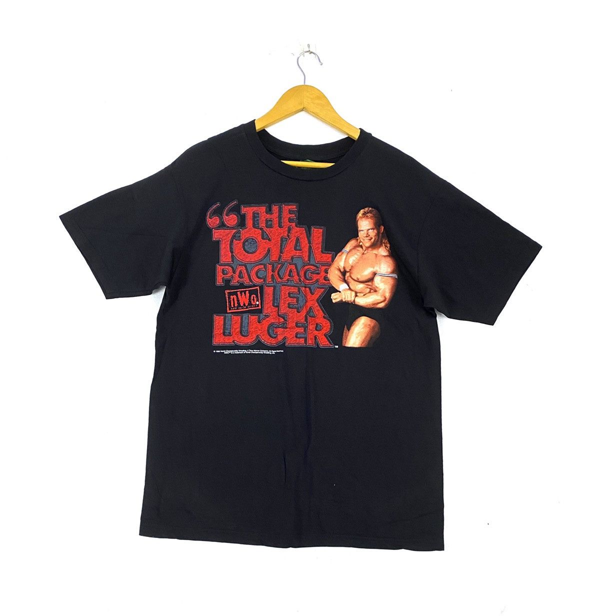 Vintage vintage 1998 lex luger the total package rare nice t-shirts ...