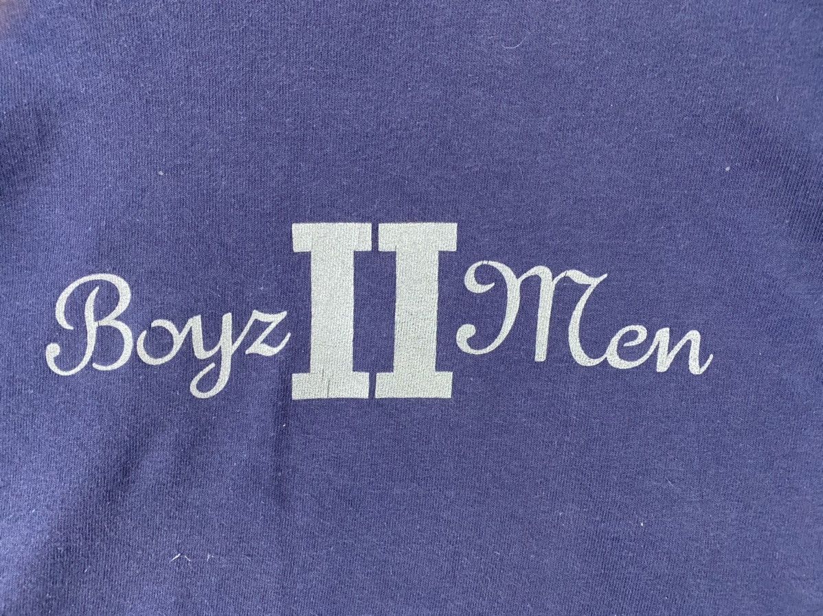Band Tees vintage 90s boyz ii men raptees spell out hiphop t-shirts Size US L / EU 52-54 / 3 - 3 Thumbnail