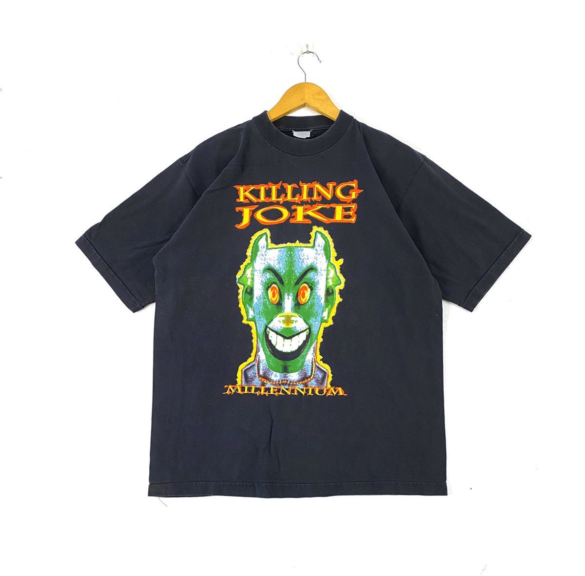Band Tees vintage 1994 killing joke millennium punk rock t-shirts Size US XL / EU 56 / 4 - 1 Thumbnail