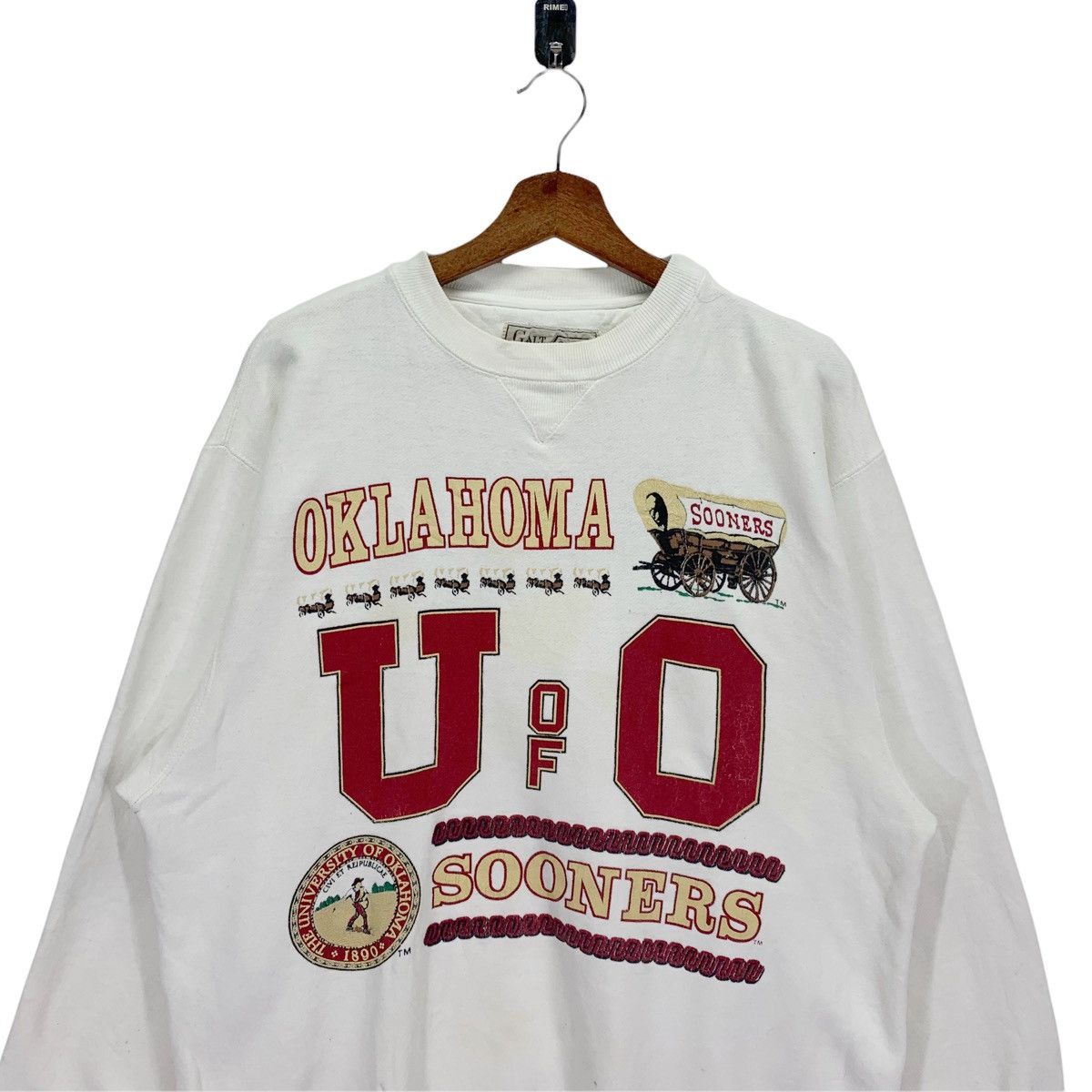 Vintage Vintage 90s College University Of Oklohoma Crewneck Size US M / EU 48-50 / 2 - 4 Thumbnail