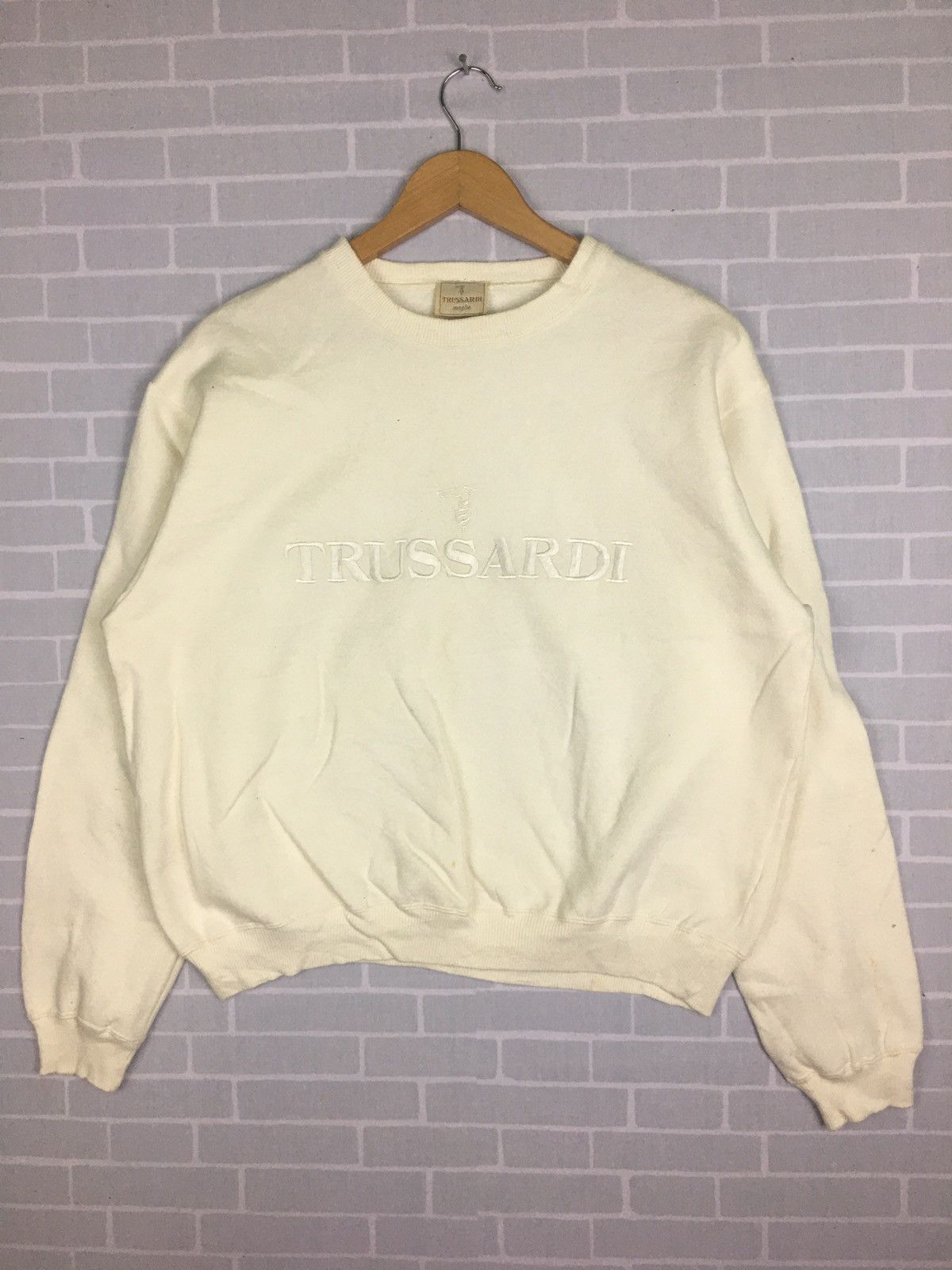 Vintage Trussardi MAGLIE Sweatshirt Made in Italy