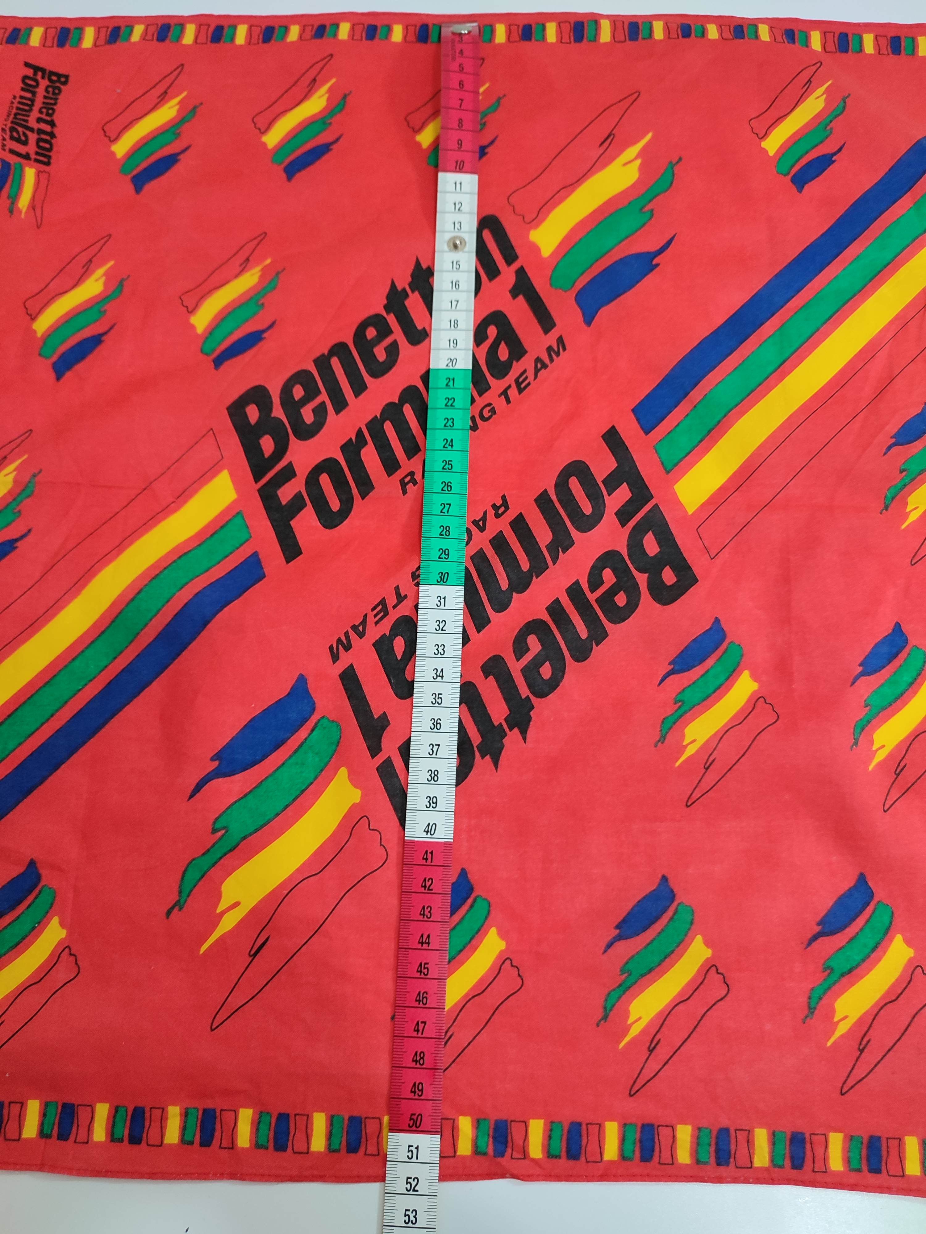Benetton Benetton Formula Racing Handkerchief Headband Masked Size ONE SIZE - 11 Thumbnail