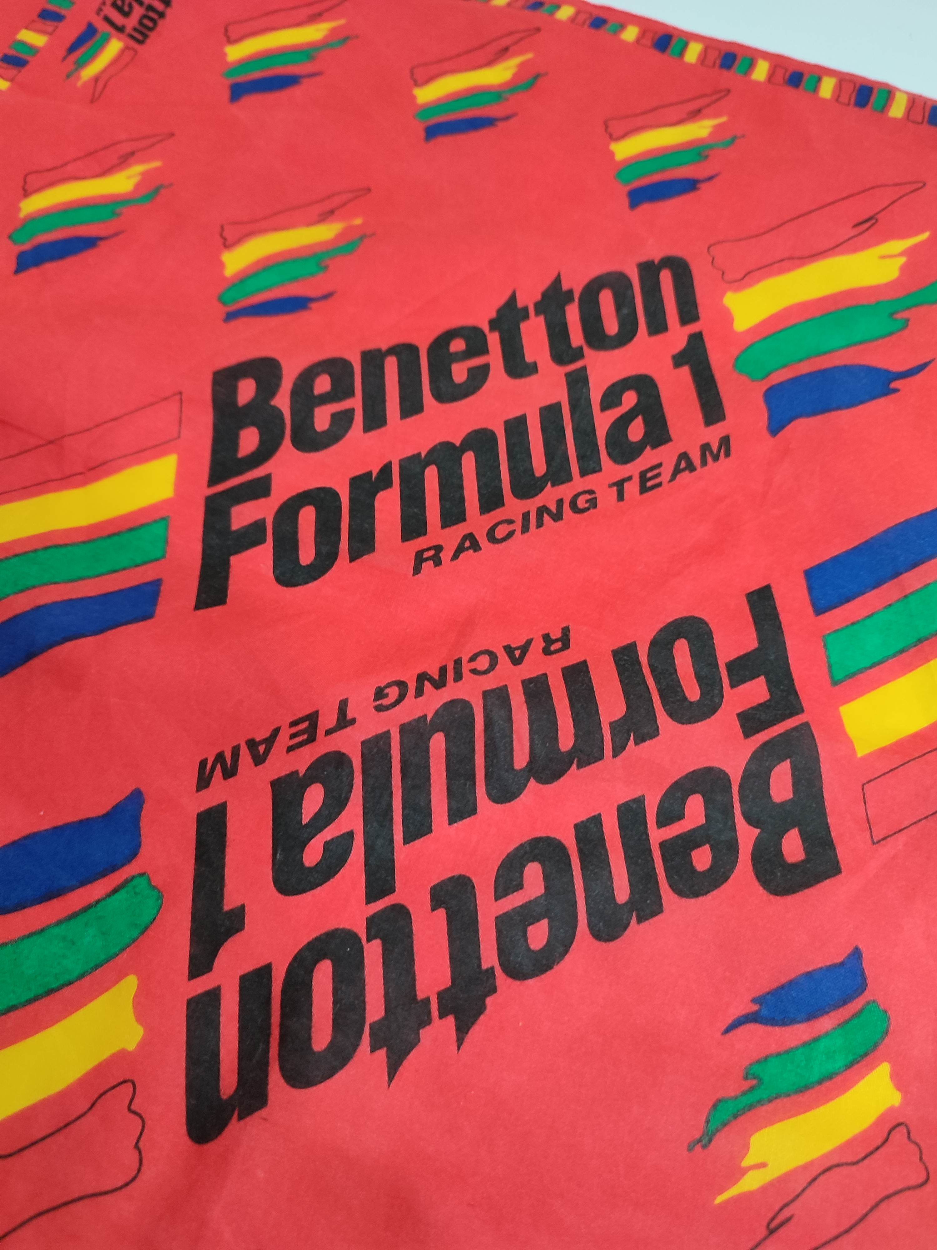 Benetton Benetton Formula Racing Handkerchief Headband Masked Size ONE SIZE - 9 Thumbnail