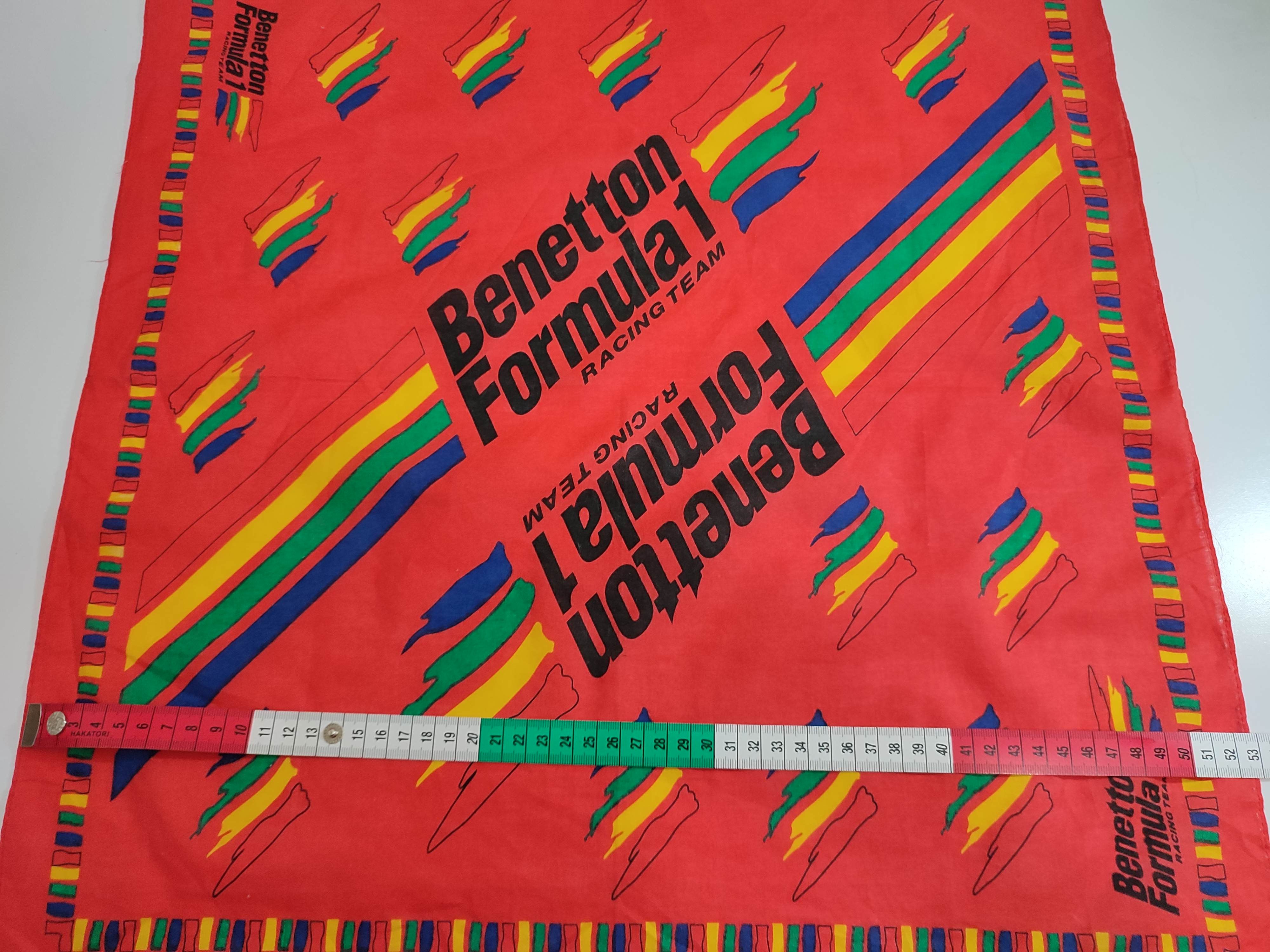 Benetton Benetton Formula Racing Handkerchief Headband Masked Size ONE SIZE - 12 Thumbnail