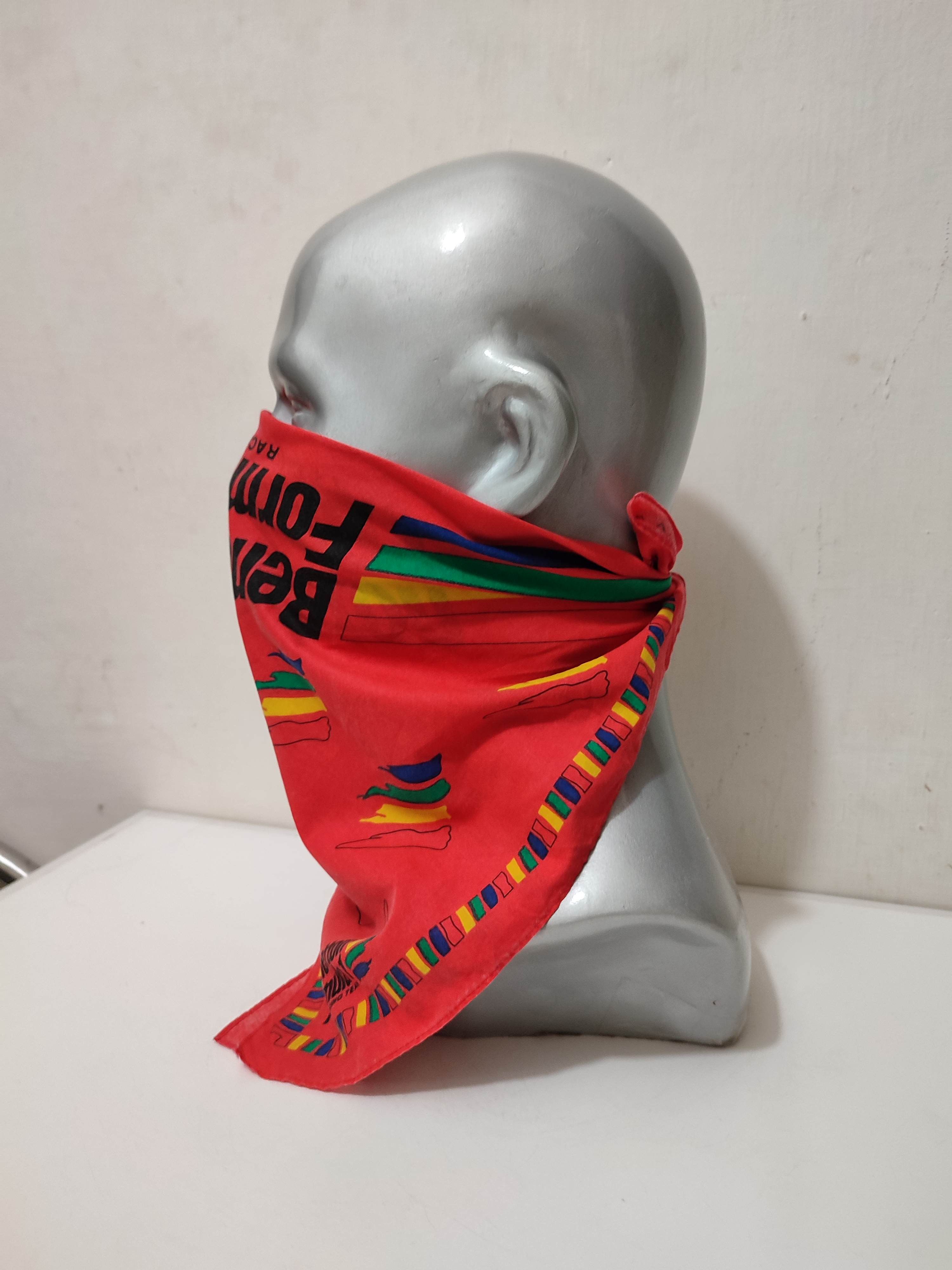 Benetton Benetton Formula Racing Handkerchief Headband Masked Size ONE SIZE - 6 Thumbnail