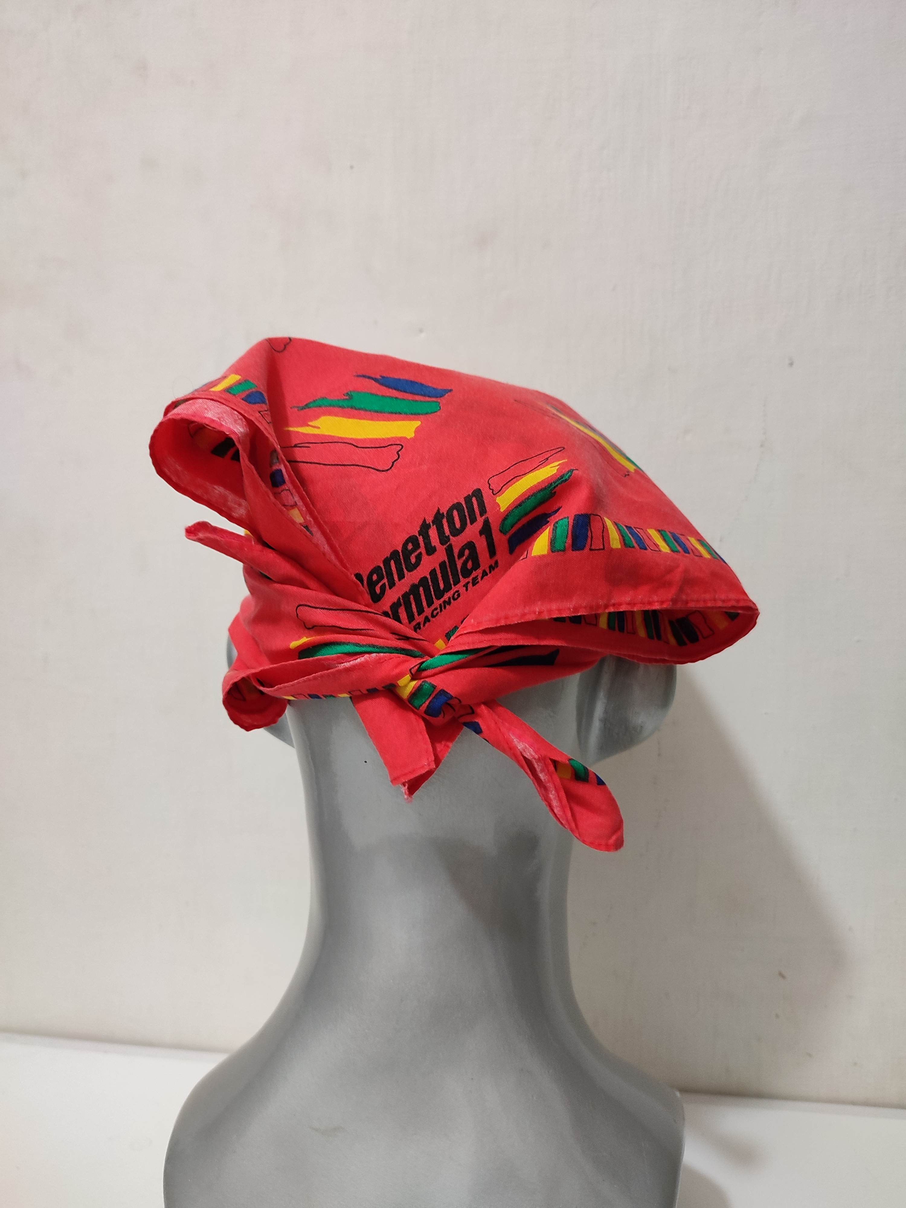 Benetton Benetton Formula Racing Handkerchief Headband Masked Size ONE SIZE - 4 Thumbnail