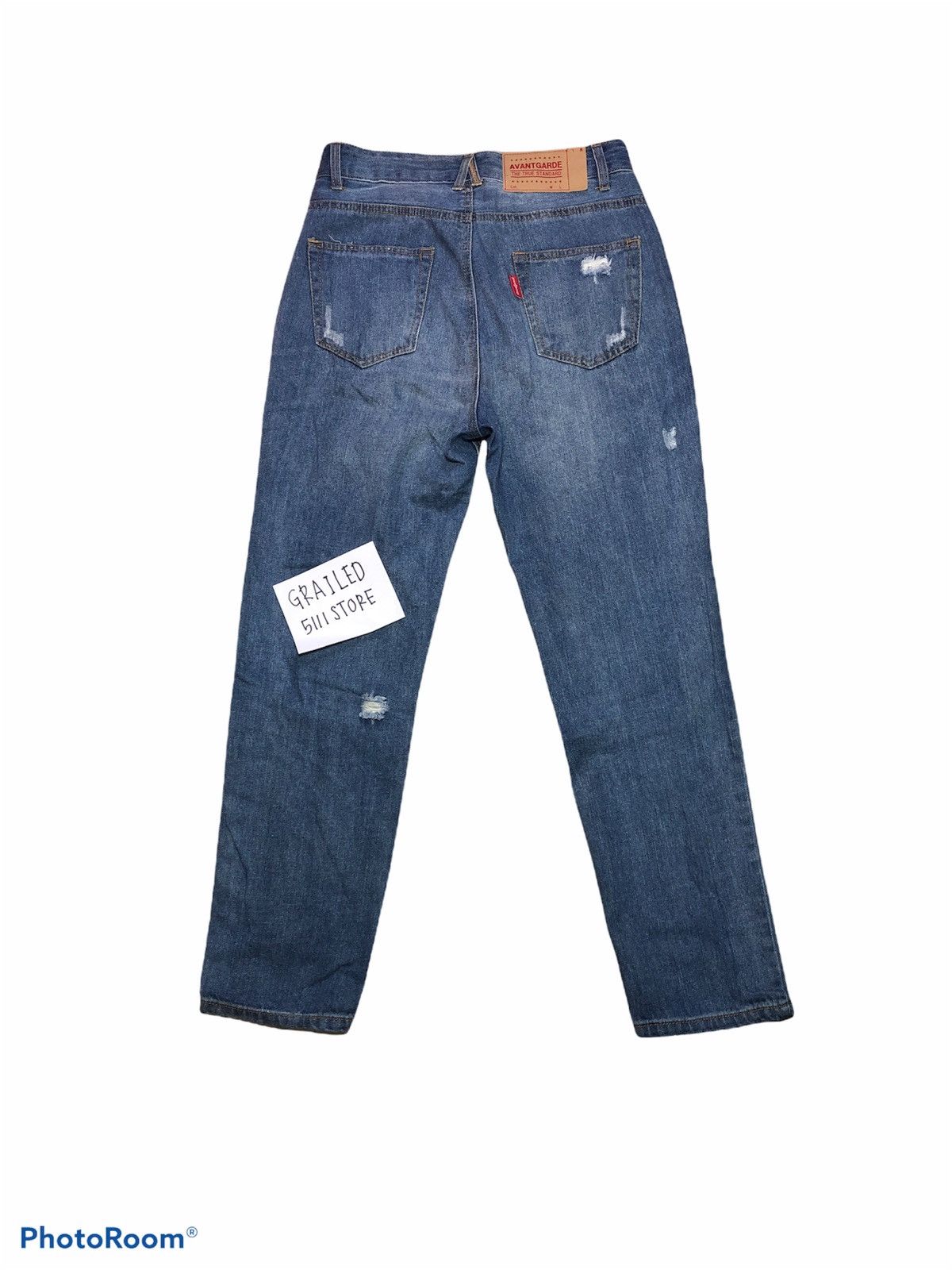 Other Avant Garde Distressed Patches Denim Size US 29 - 2 Thumbnail