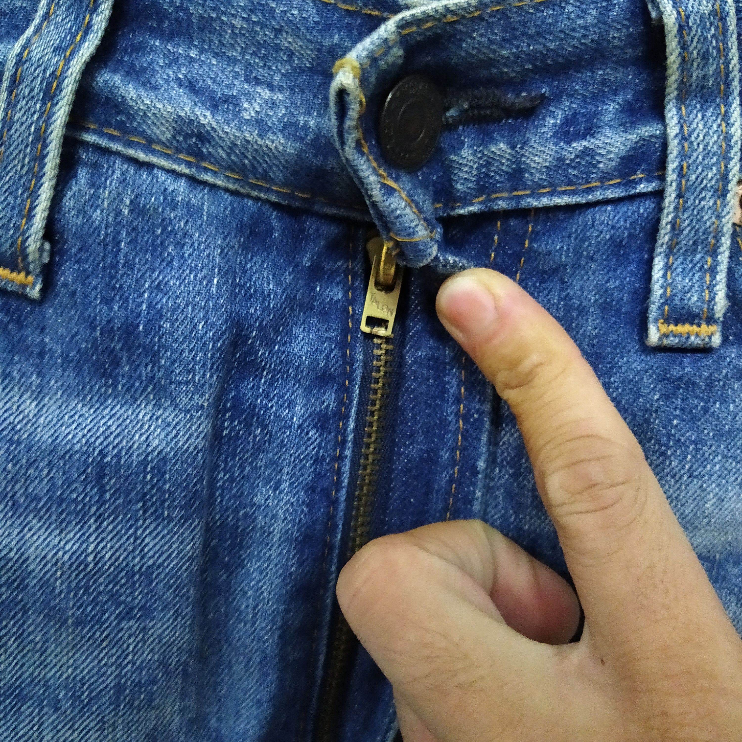 Levi's × Levi's Vintage Clothing × Vintage VTG 505 0217 LEVIS BIG E SELVEDGE DENIM TALON 42 (D350) Size US 29 - 7 Thumbnail