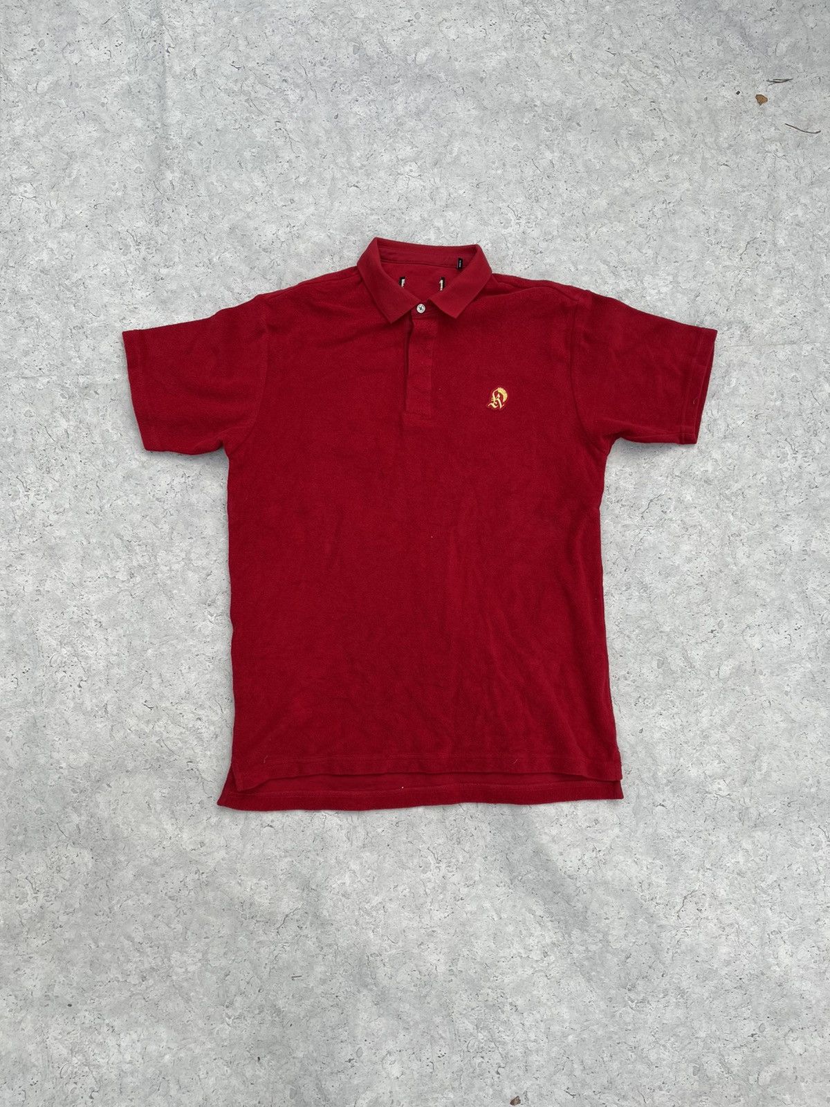 Kith NEW Kith Regal Terry Polo T Shirt Red | Grailed