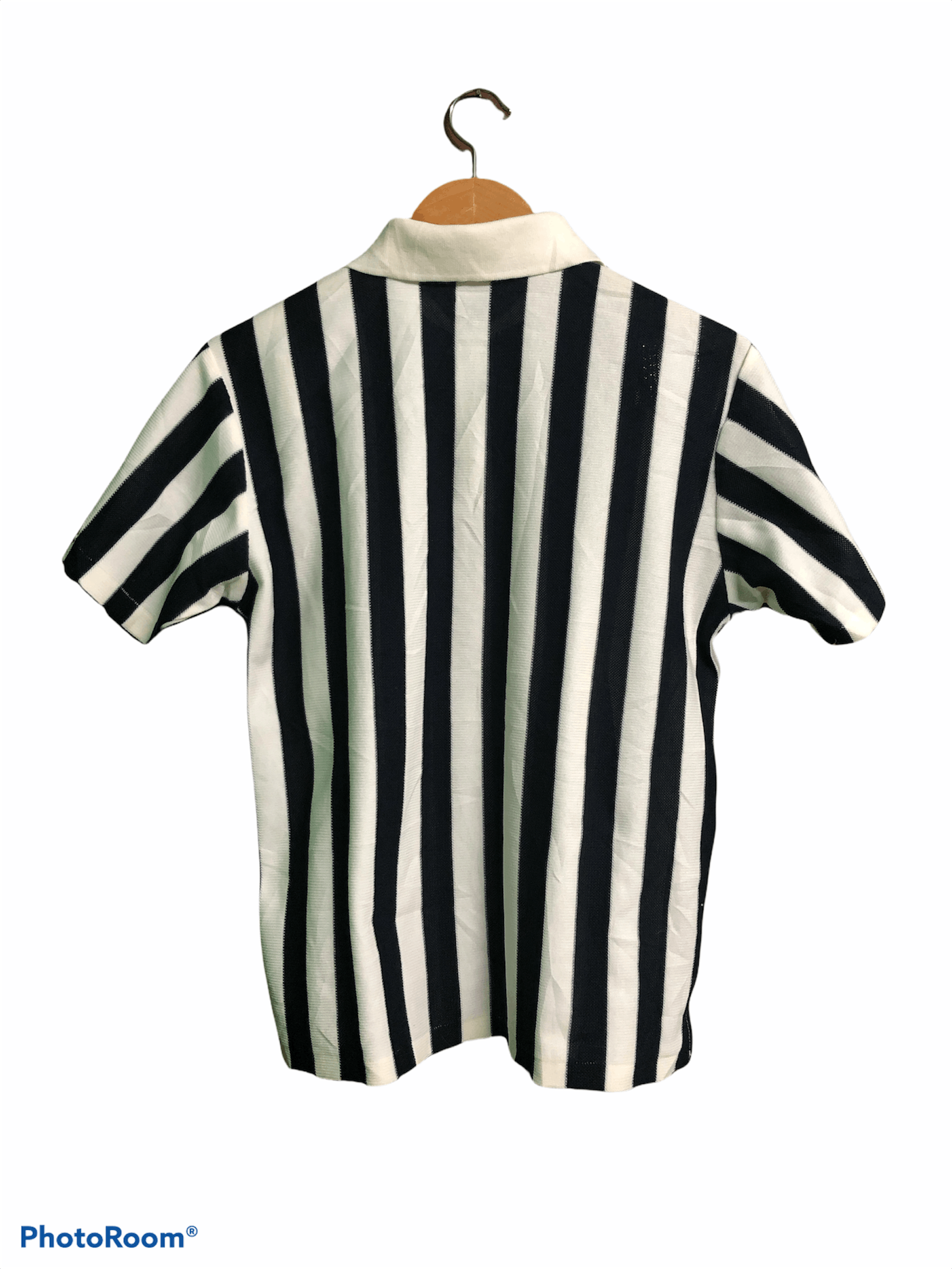 Balenciaga Balenciaga Stripe Half Zipper Shirt Size US XS / EU 42 / 0 - 2 Thumbnail