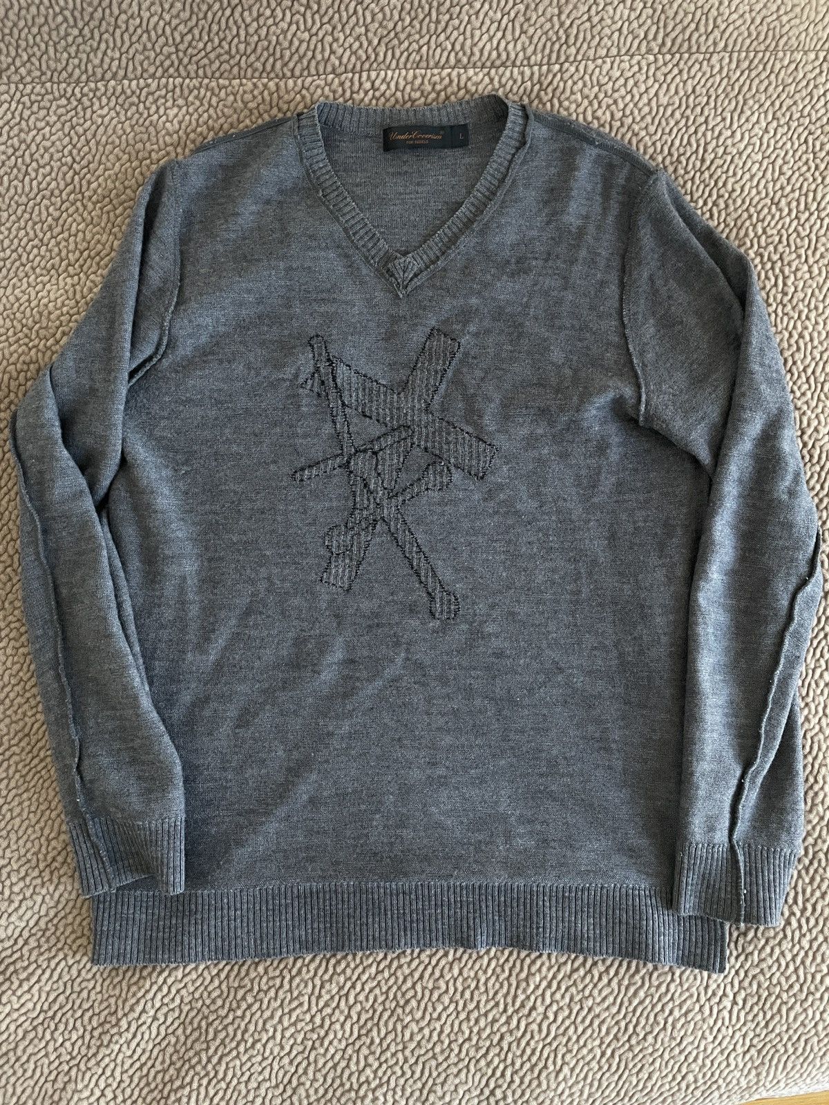 Undercover AW2002 Witches Cell Division Multi Cross Sweater | Grailed