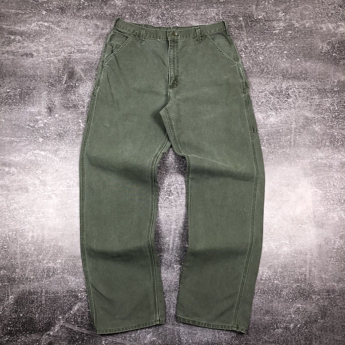 Carhartt × Carhartt Wip × Vintage Vintage Carhartt Workwear Pants Size US 36 / EU 52 - 4 Thumbnail