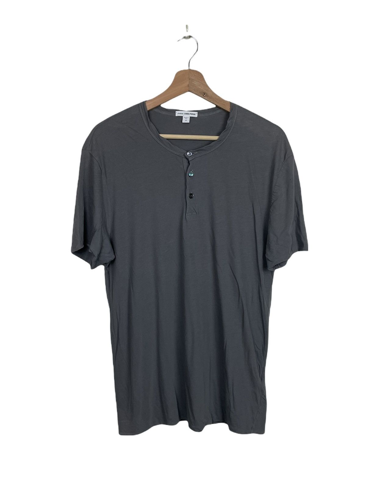 James Perse James Perse USA Designer Button Tee Size US M / EU 48-50 / 2 - 1 Thumbnail